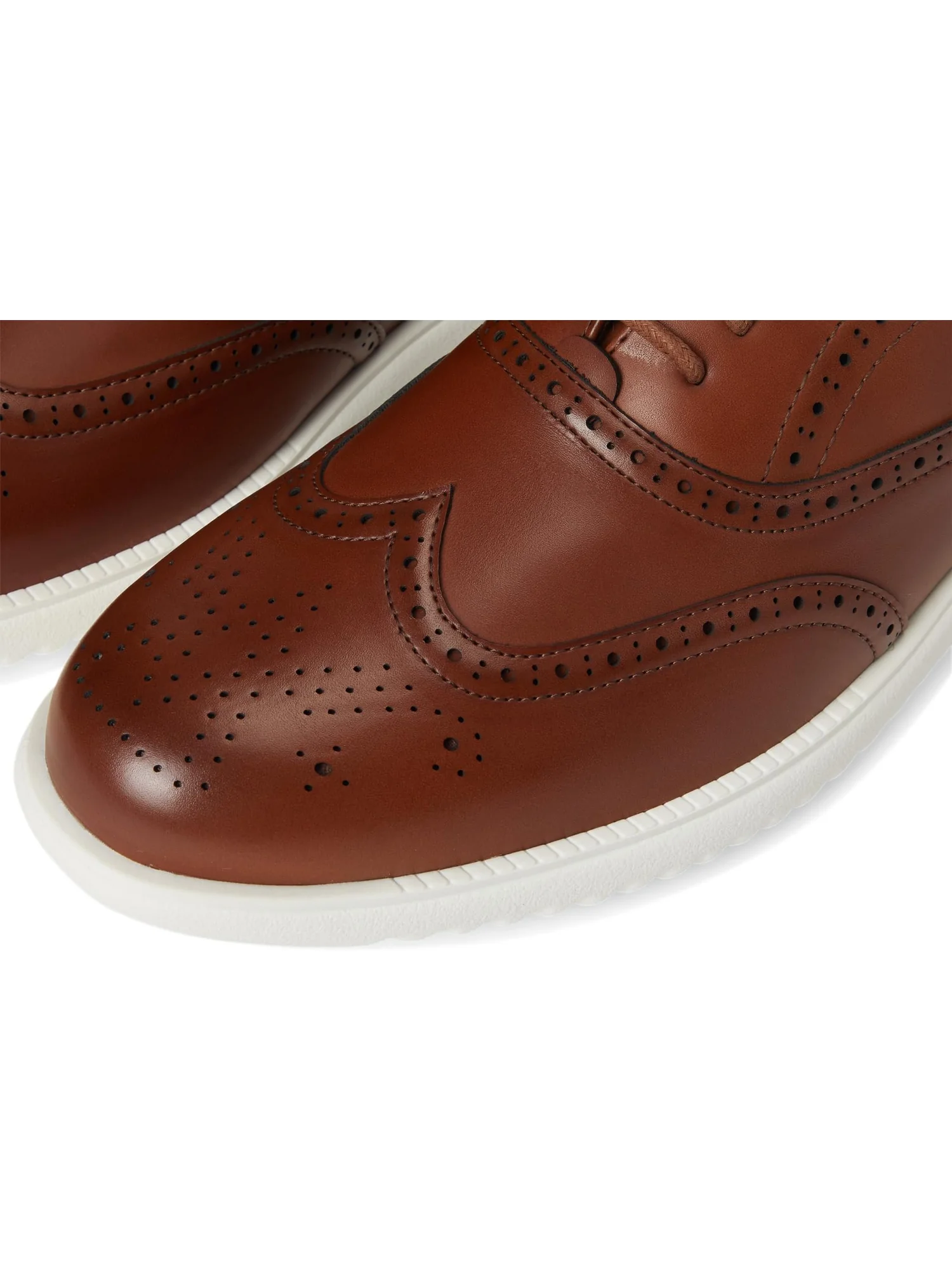 Оксфорды Kenneth Cole Men's Nio Wing Lace Up Oxford — изображение 6 из 7, коричневый