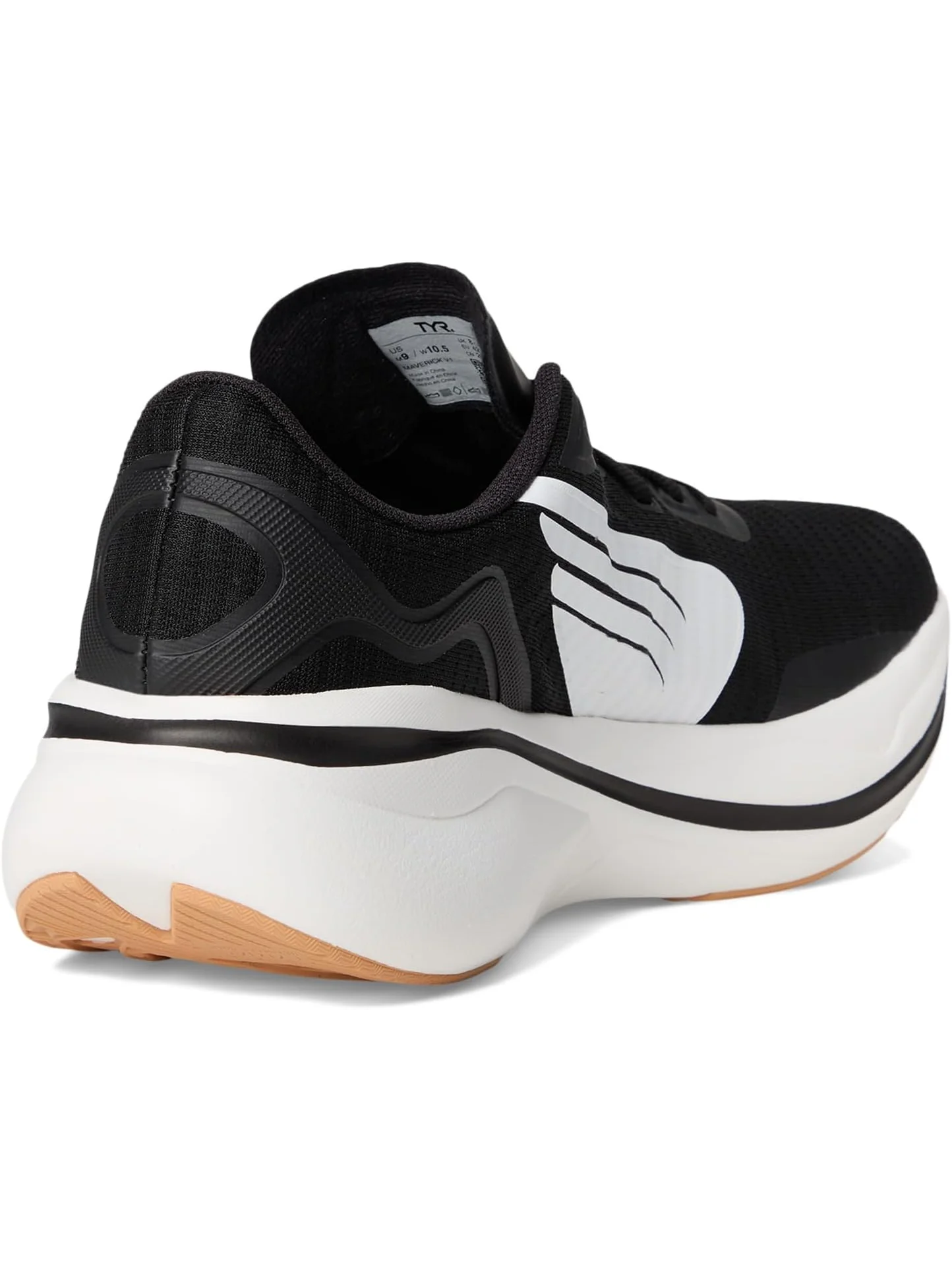 Кроссовки TYR Men's Maverick — изображение 5 из 7, белый/черный
