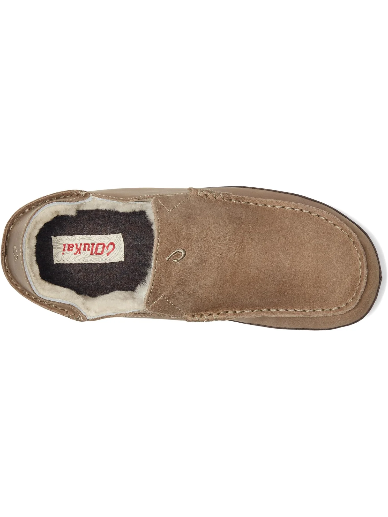 Тапочки OluKai Men's Moloa Slipper — изображение 2 из 7, темный кофе