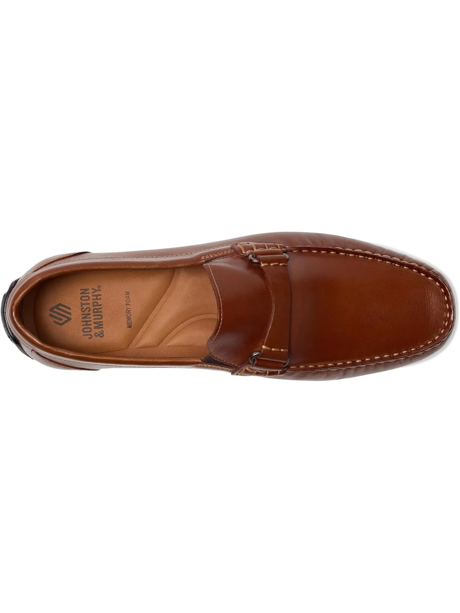 Лоферы Johnston & Murphy Men's Beck Leather Bit — изображение 2 из 7, бежевый