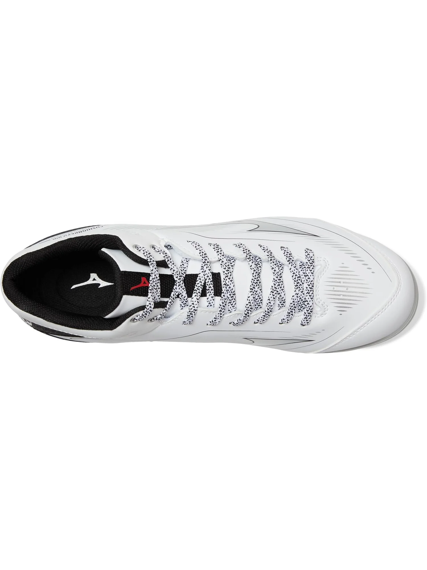 Кроссовки Mizuno Men's Cushionrevo Diamond Mid Tpu — изображение 2 из 7, белый/черный