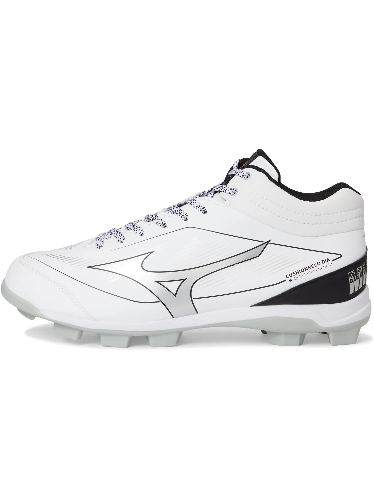 Кроссовки Mizuno Men's Cushionrevo Diamond Mid Tpu — изображение 4 из 7, белый/черный