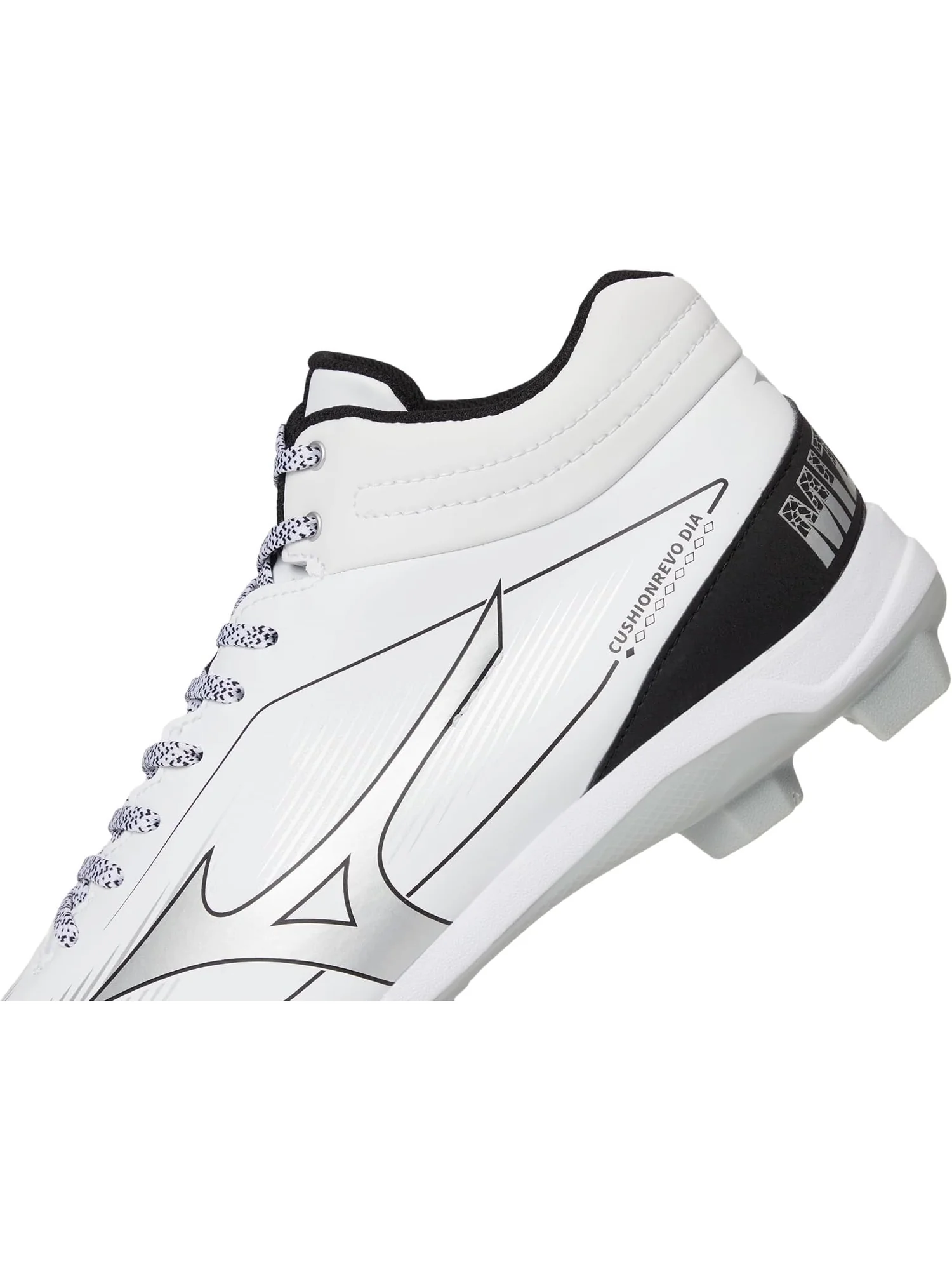 Кроссовки Mizuno Men's Cushionrevo Diamond Mid Tpu — изображение 6 из 7, белый/черный