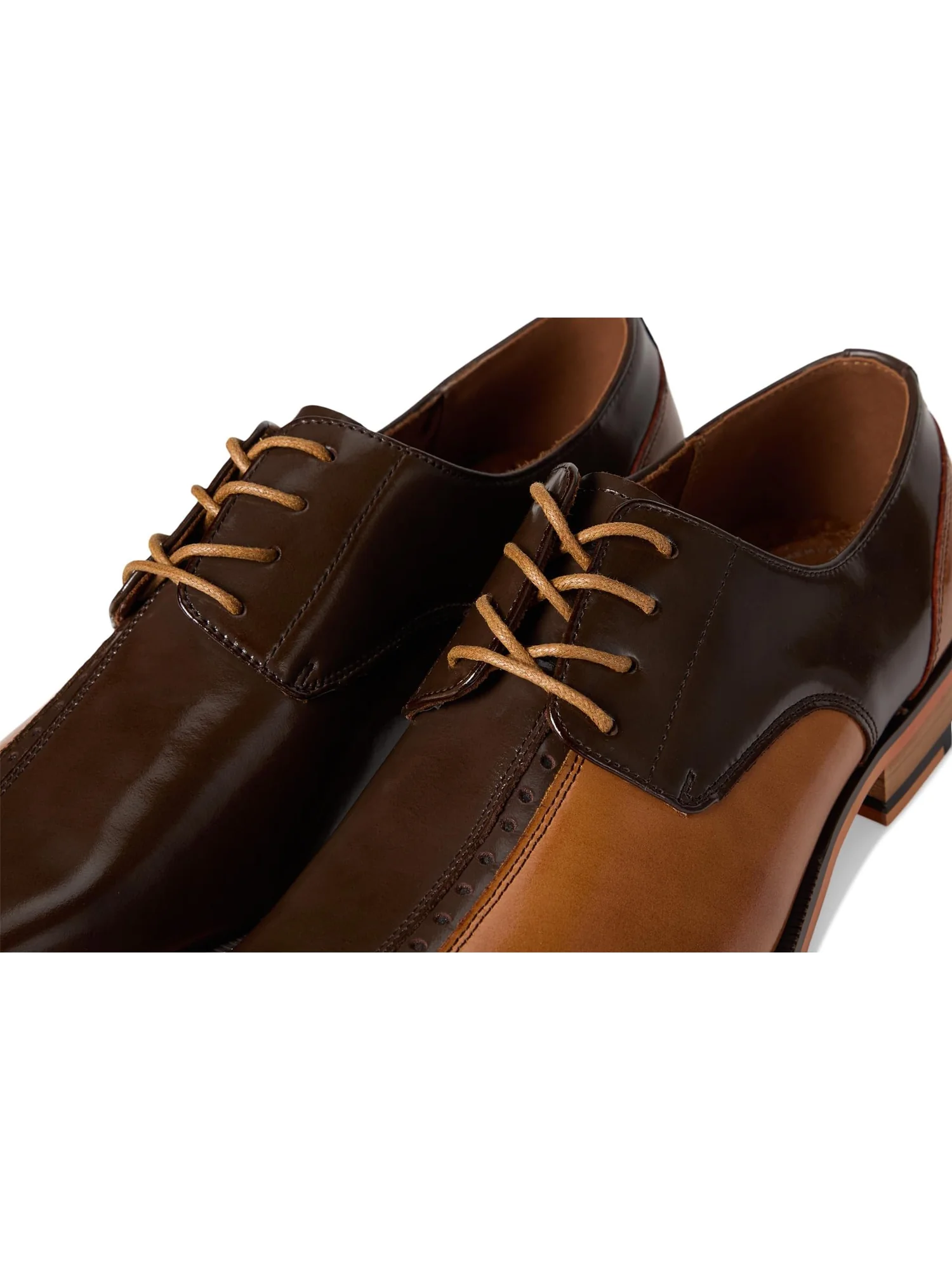 Оксфорды Stacy Adams Men's Palmento Cap Toe Oxford — изображение 6 из 7, коричневый мульти