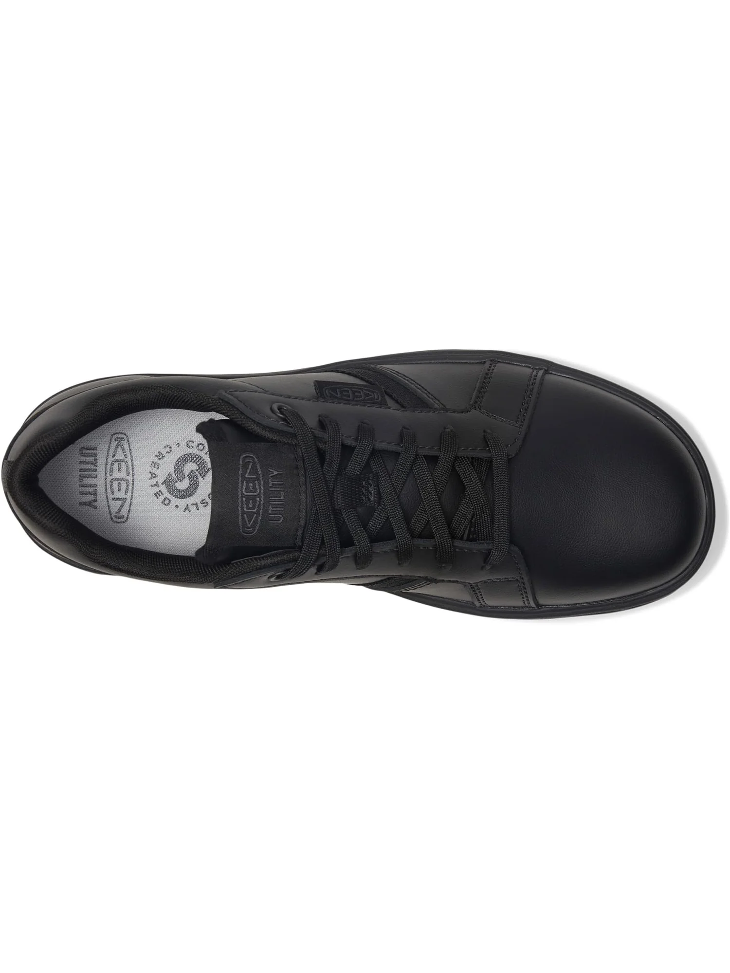 Кроссовки KEEN Utility Men's WTX Kenton Work Shoe — изображение 2 из 7, черный/черный