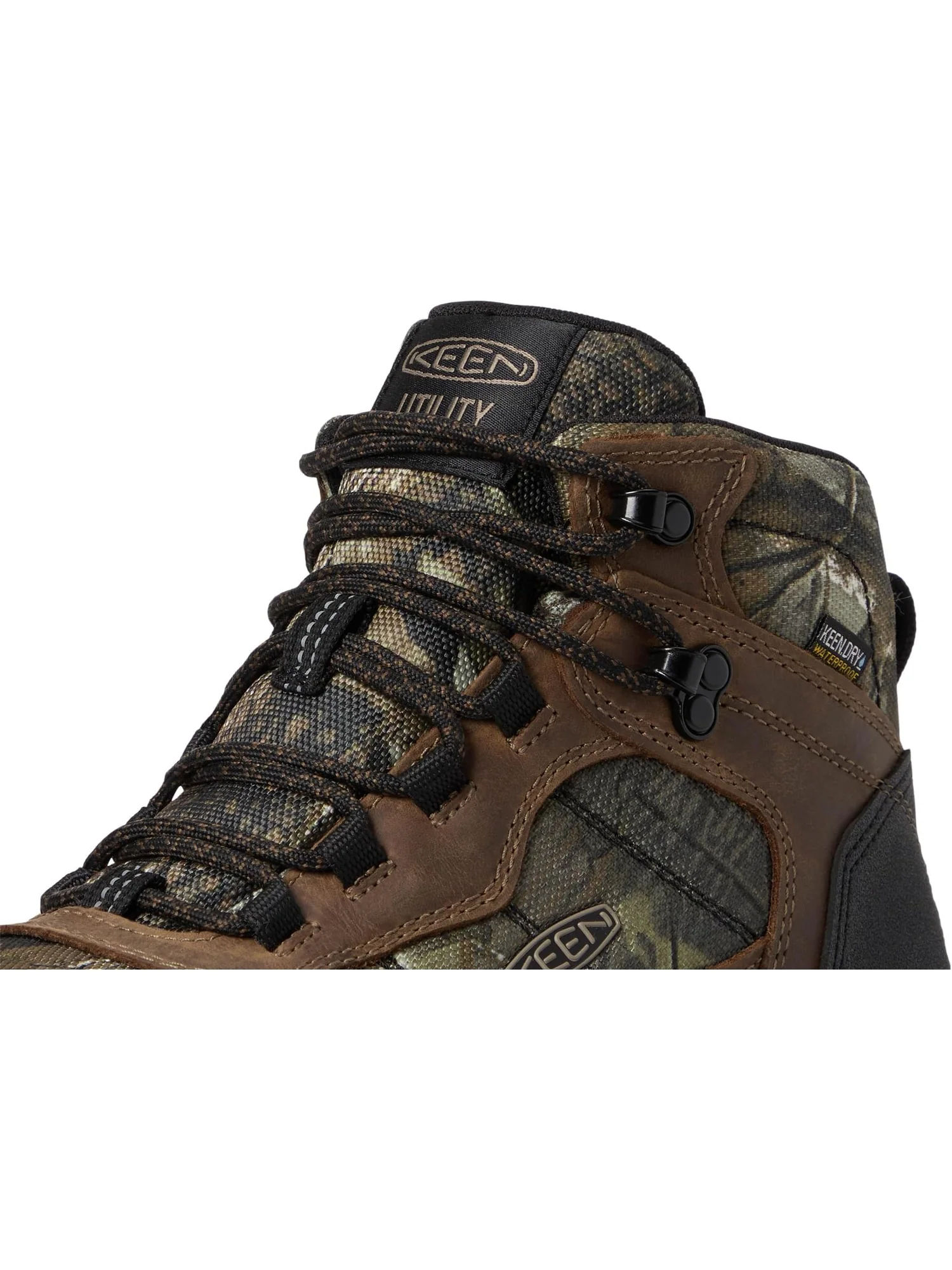 Ботинки KEEN Utility Men's Skokie Waterproof Work Boots — изображение 2 из 7, черный