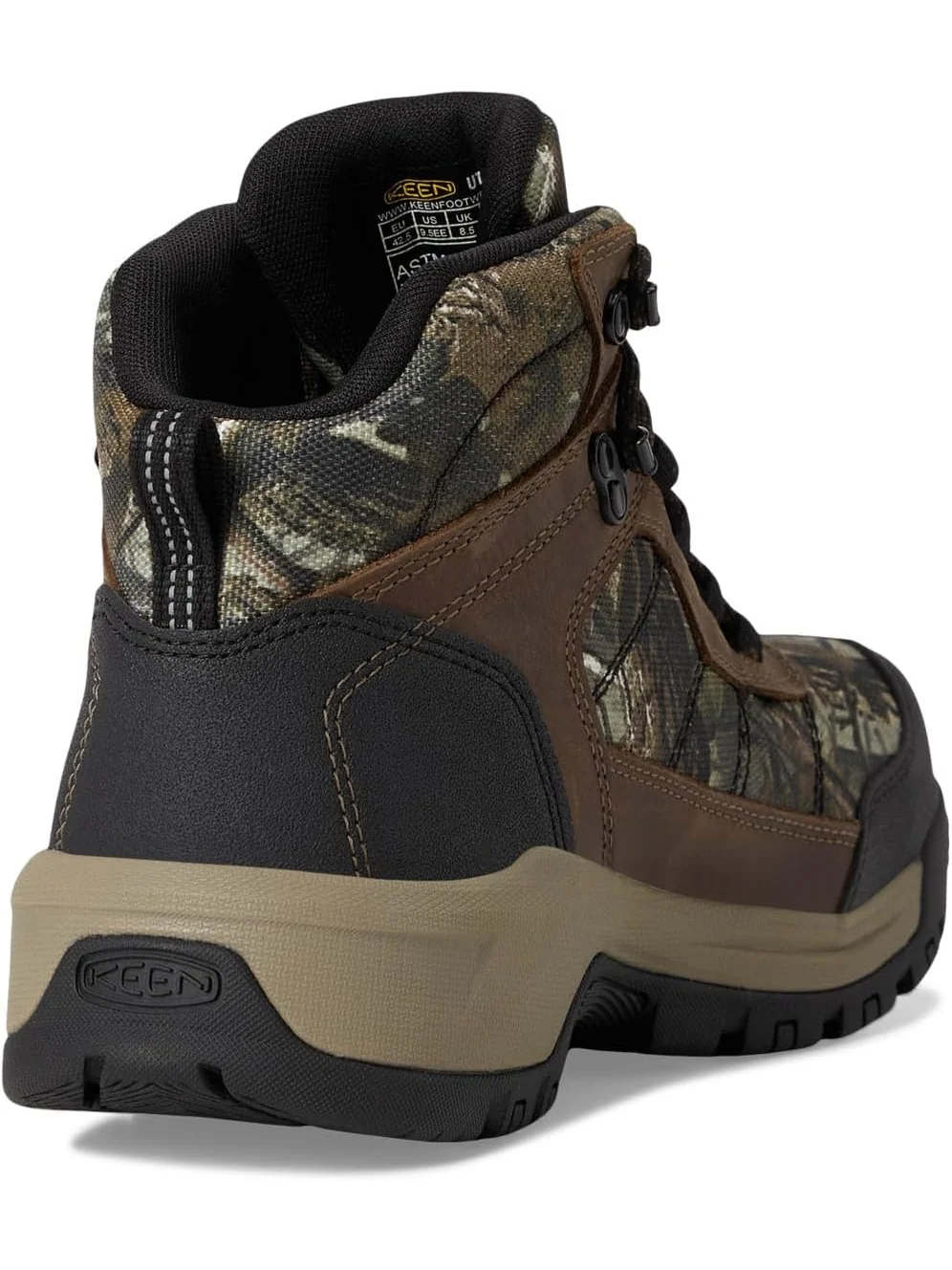Ботинки KEEN Utility Men's Skokie Waterproof Work Boots — изображение 5 из 7, черный