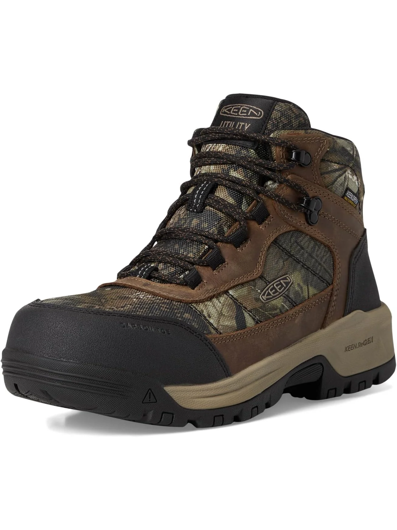 Ботинки KEEN Utility Men's Skokie Waterproof Work Boots — изображение 7 из 7, черный
