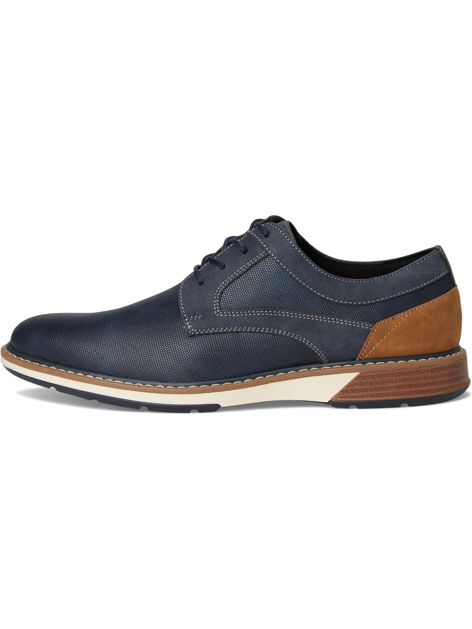 Оксфорды Stacy Adams Men's Phineas Plain Toe Lace-Up — изображение 4 из 7, темно-синий