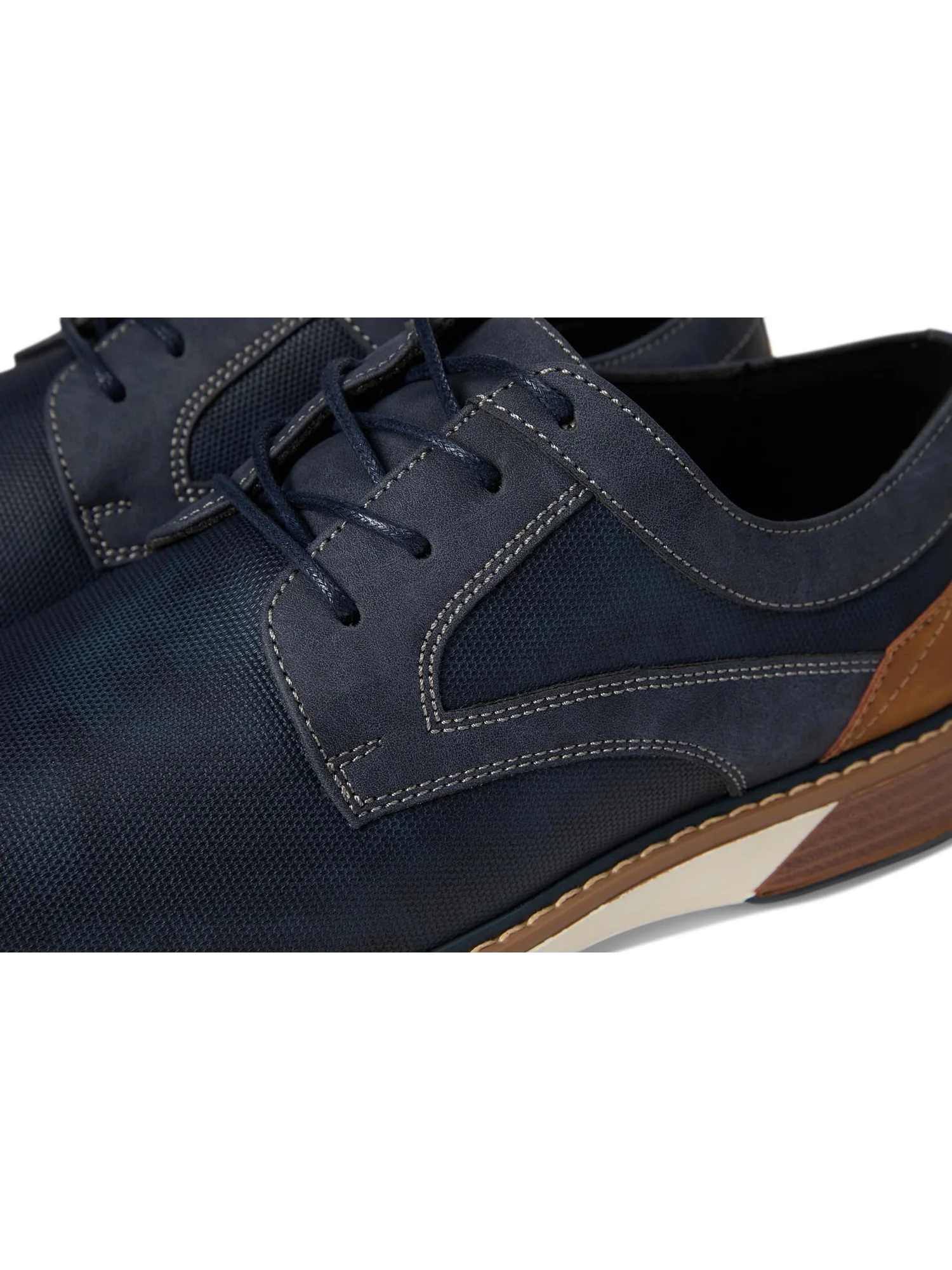 Оксфорды Stacy Adams Men's Phineas Plain Toe Lace-Up — изображение 6 из 7, темно-синий