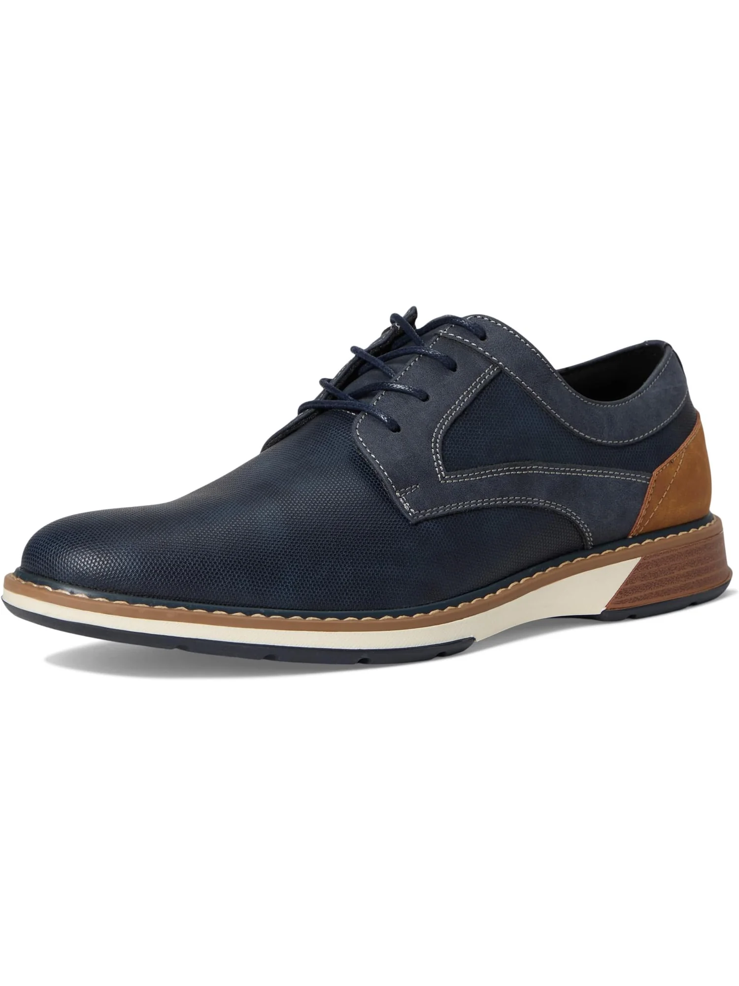 Оксфорды Stacy Adams Men's Phineas Plain Toe Lace-Up — изображение 7 из 7, темно-синий