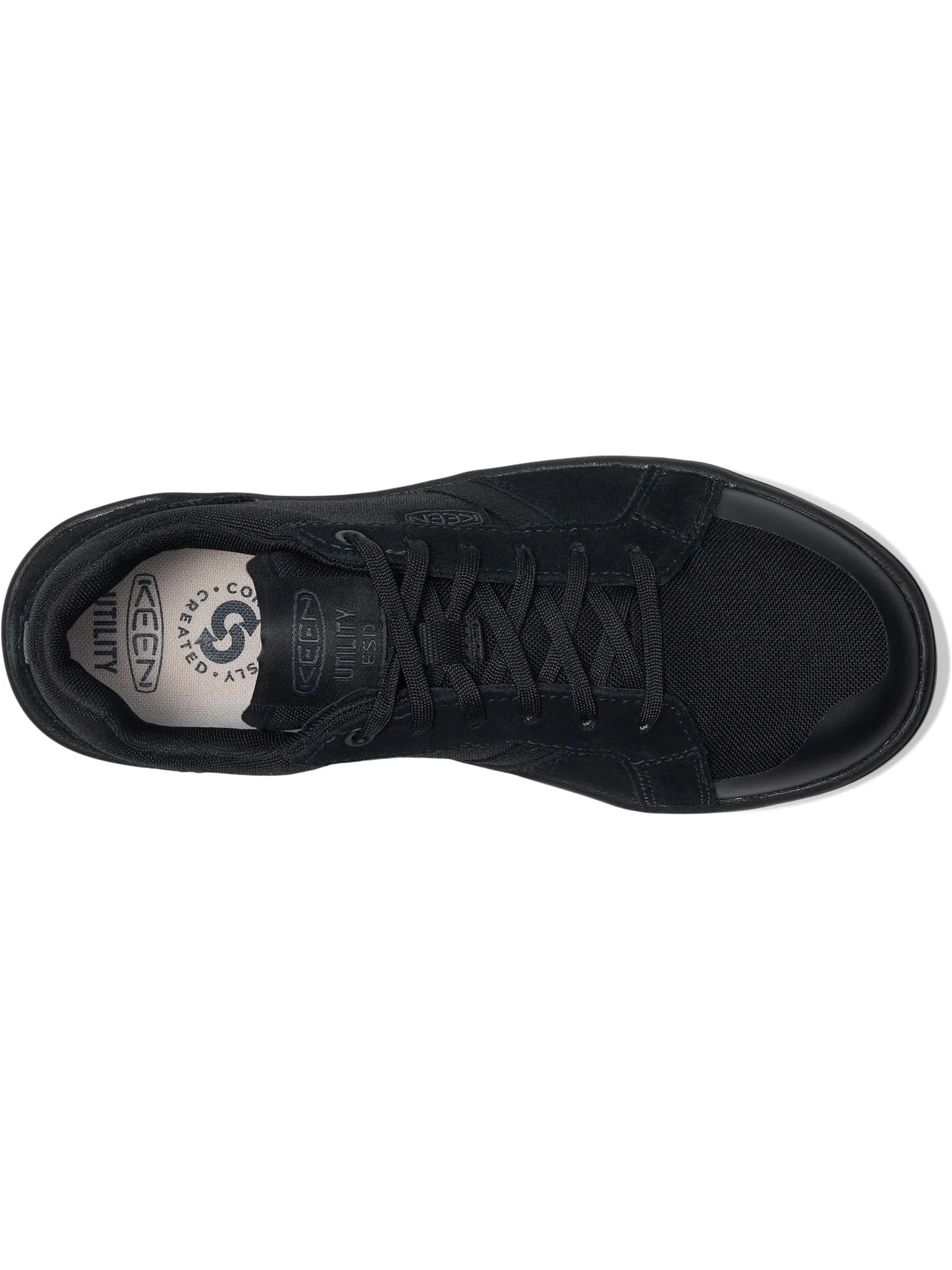 Кроссовки KEEN Utility Men's Kenton ESD Work Shoe — изображение 2 из 7, черный/черный