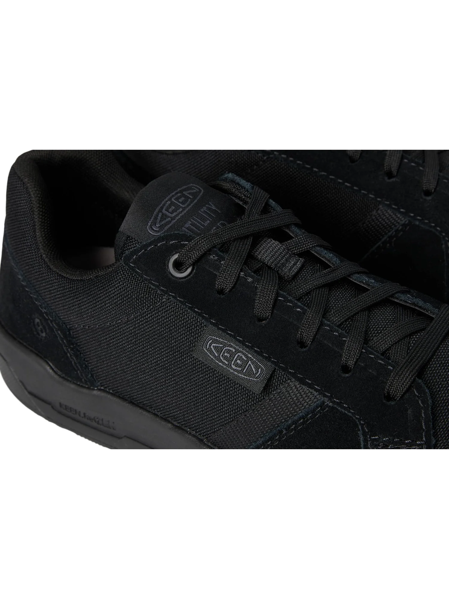 Кроссовки KEEN Utility Men's Kenton ESD Work Shoe — изображение 6 из 7, черный/черный