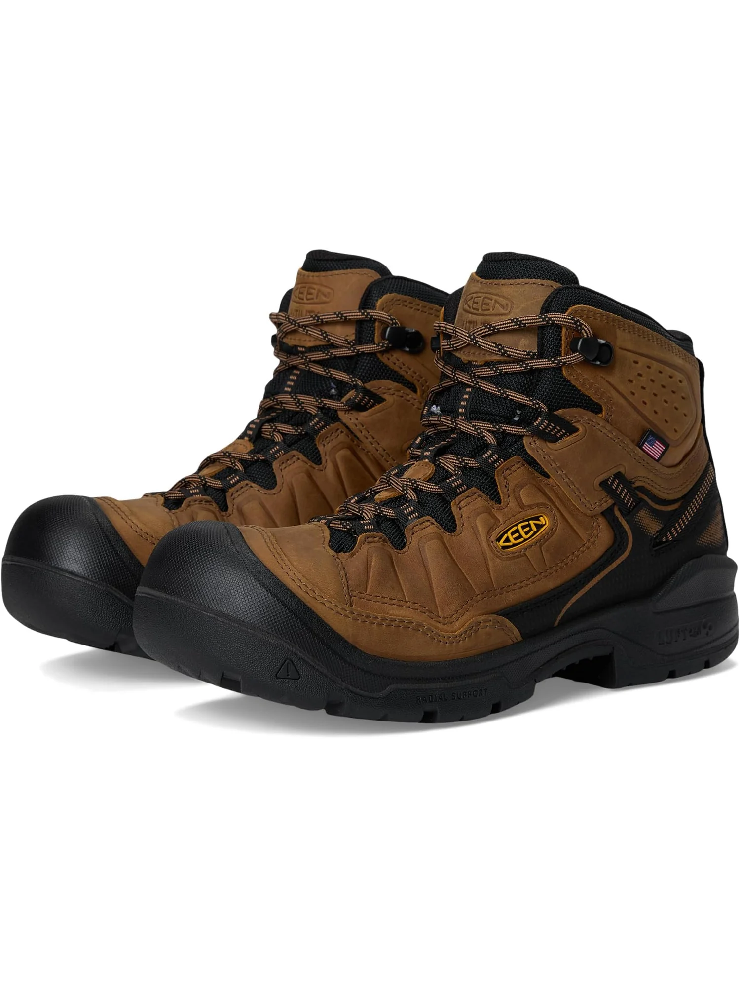 Ботинки KEEN Utility Men's Targhee IV Waterproof Work Boot — изображение 1 из 7, черный