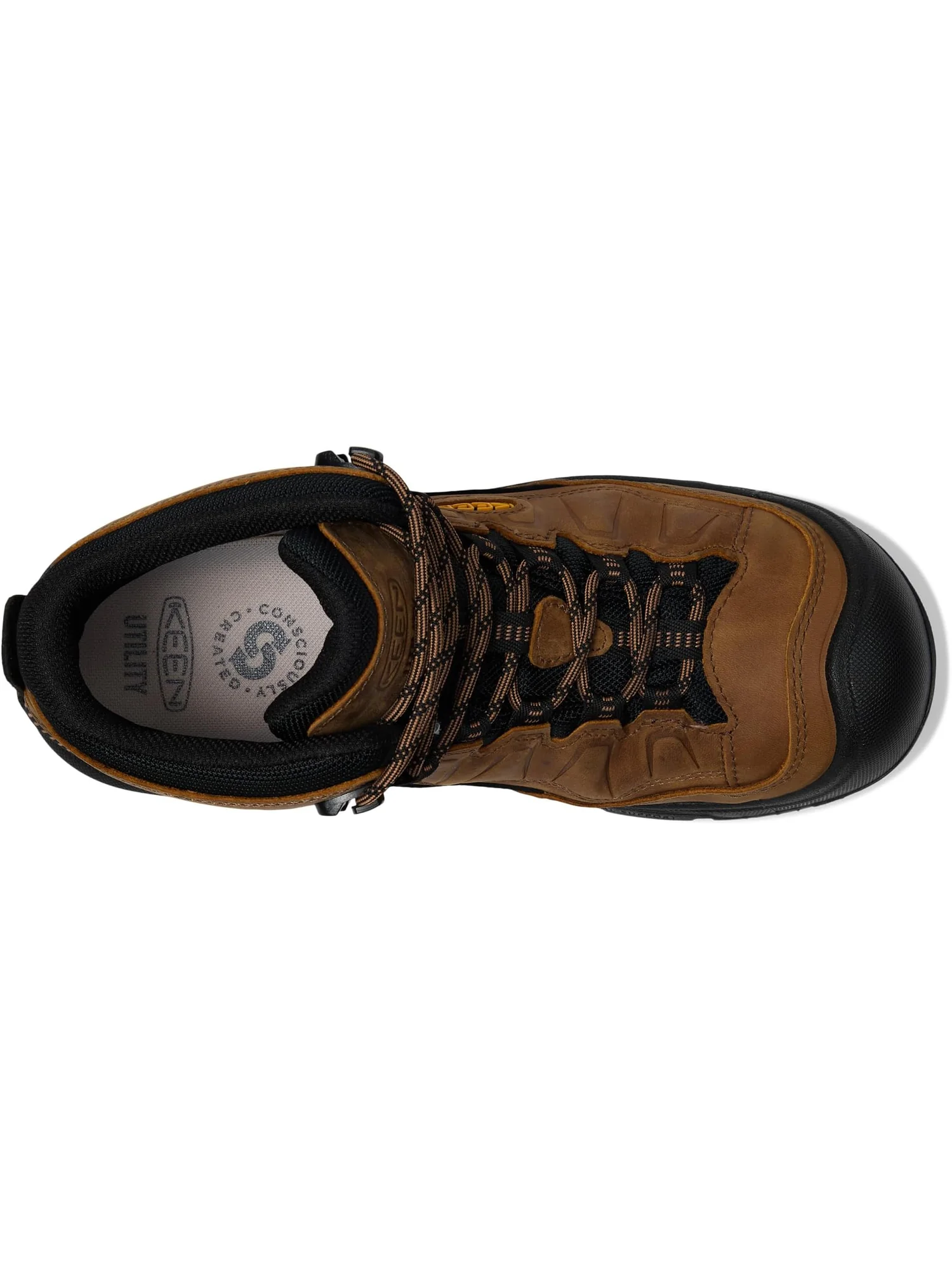 Ботинки KEEN Utility Men's Targhee IV Waterproof Work Boot — изображение 2 из 7, черный