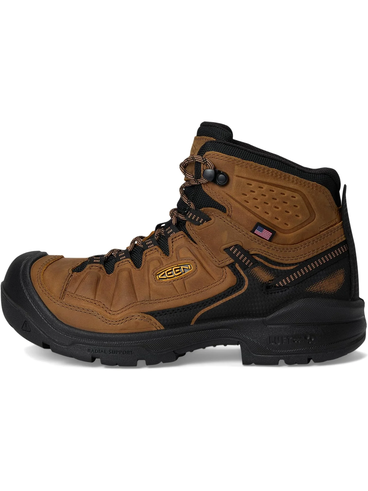 Ботинки KEEN Utility Men's Targhee IV Waterproof Work Boot — изображение 4 из 7, черный