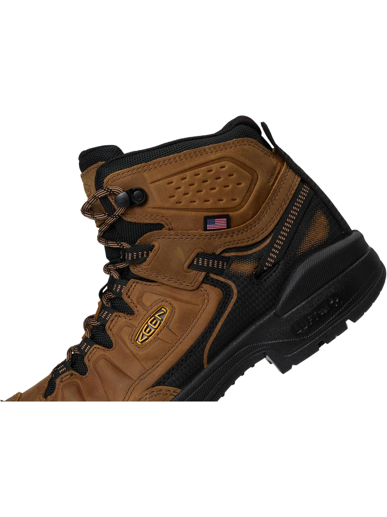 Ботинки KEEN Utility Men's Targhee IV Waterproof Work Boot — изображение 6 из 7, черный