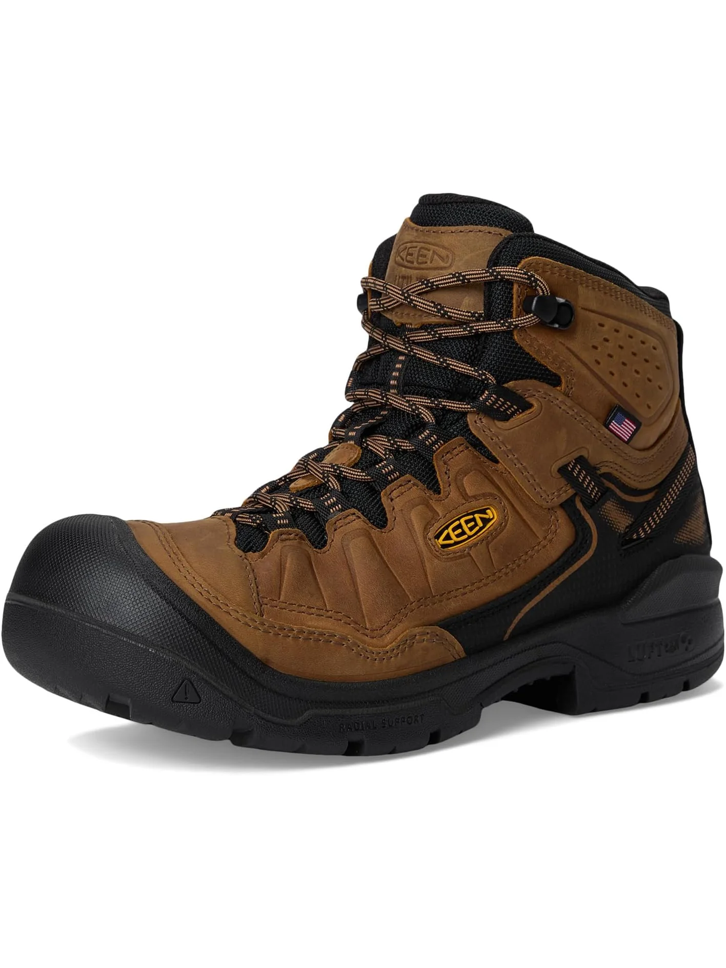 Ботинки KEEN Utility Men's Targhee IV Waterproof Work Boot — изображение 7 из 7, черный
