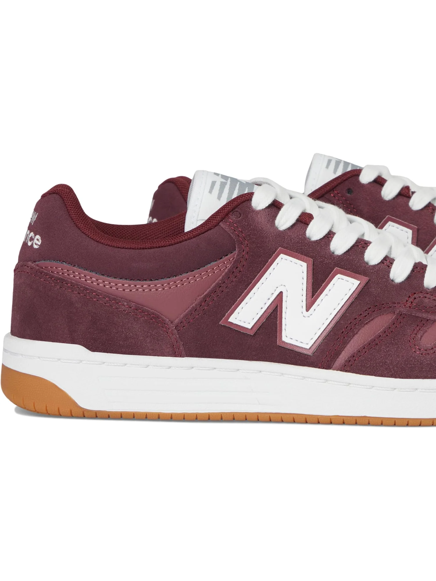 Кроссовки New Balance Numeric Men's 480 — изображение 6 из 7, бордовый