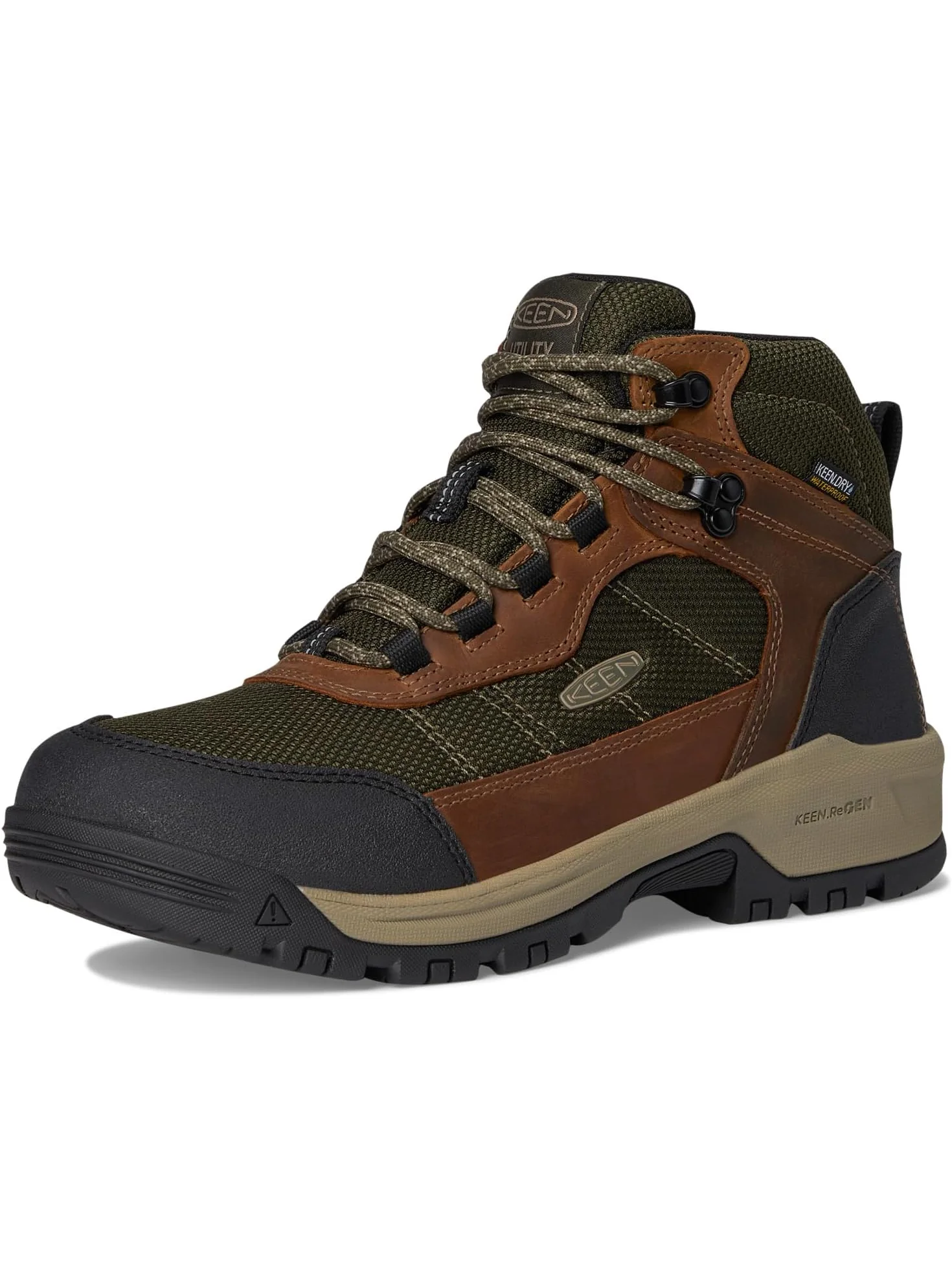 Ботинки KEEN Utility Men's Skokie Waterproof Work Boots — изображение 7 из 7, черный