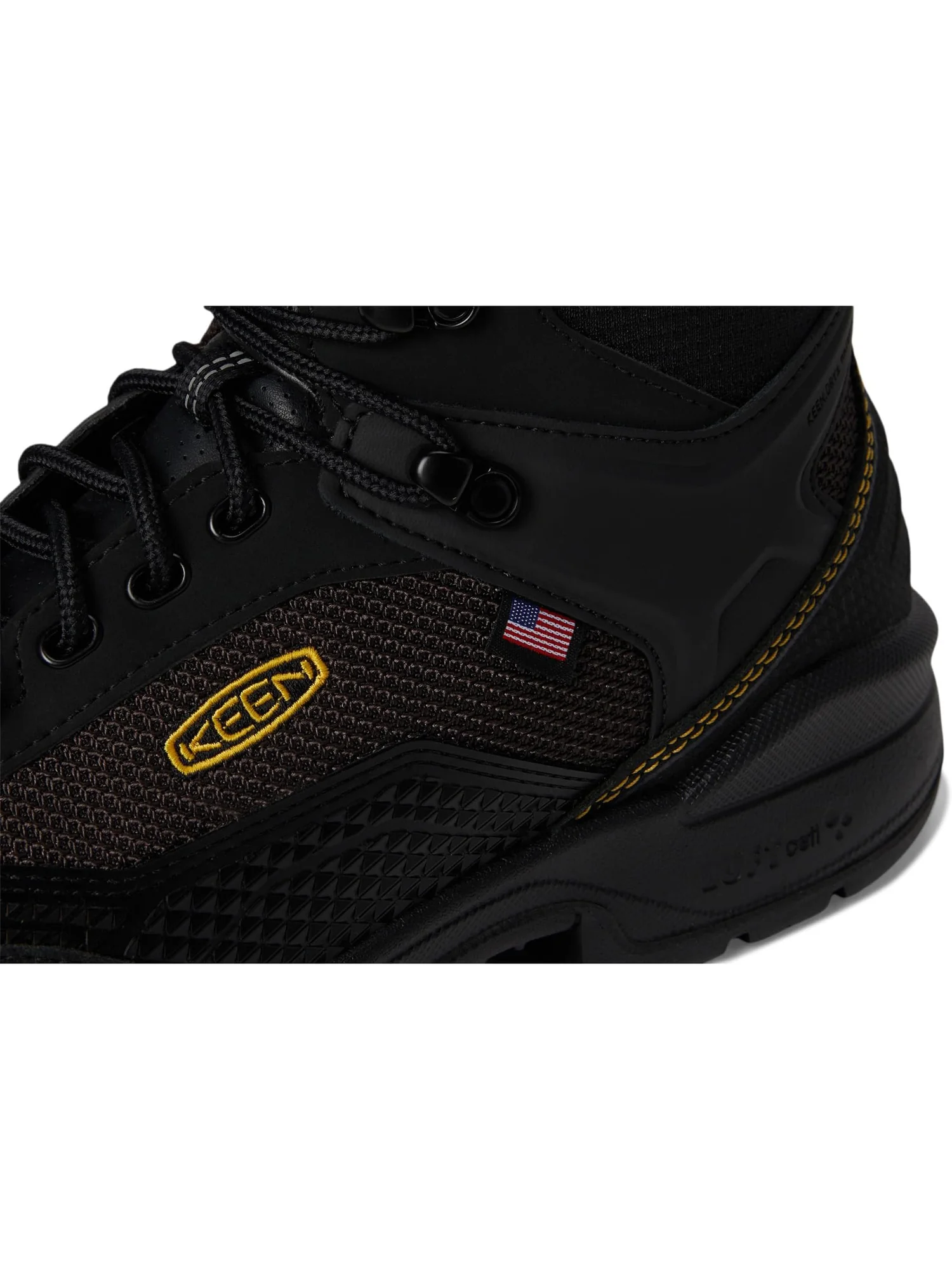 Ботинки KEEN Utility Men's Stronglite 6" Waterproof Boot — изображение 6 из 7, черный/черный