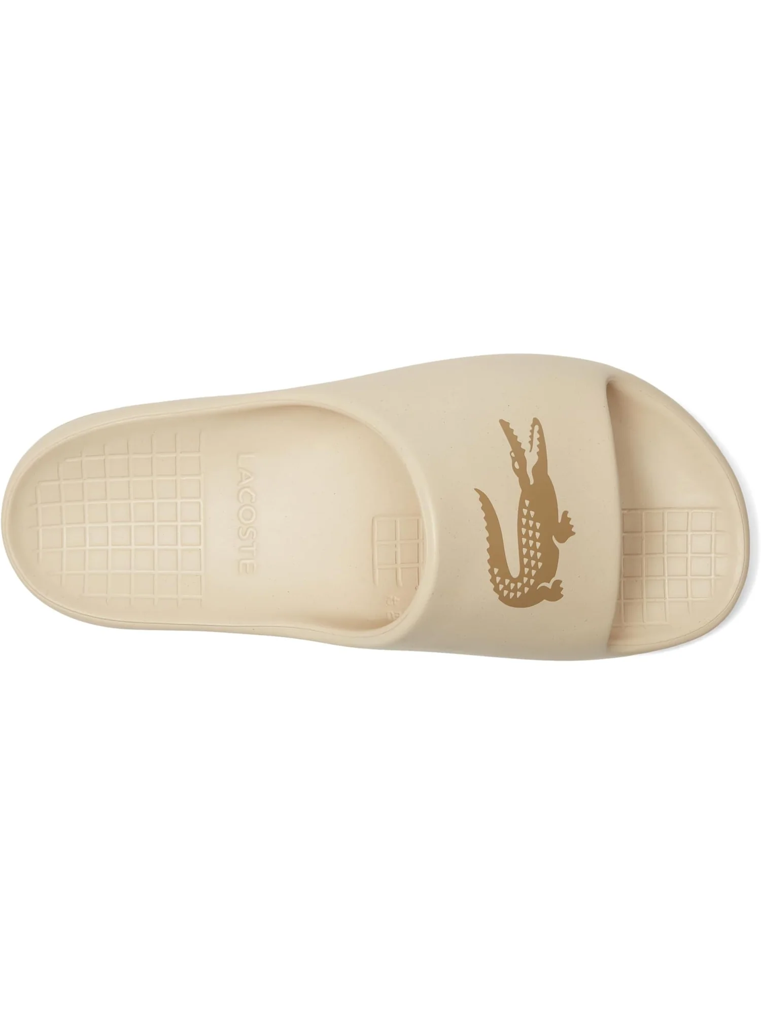 Сандалии Lacoste Men's Serve Slide 2.0 — изображение 2 из 7, белый/бежевый