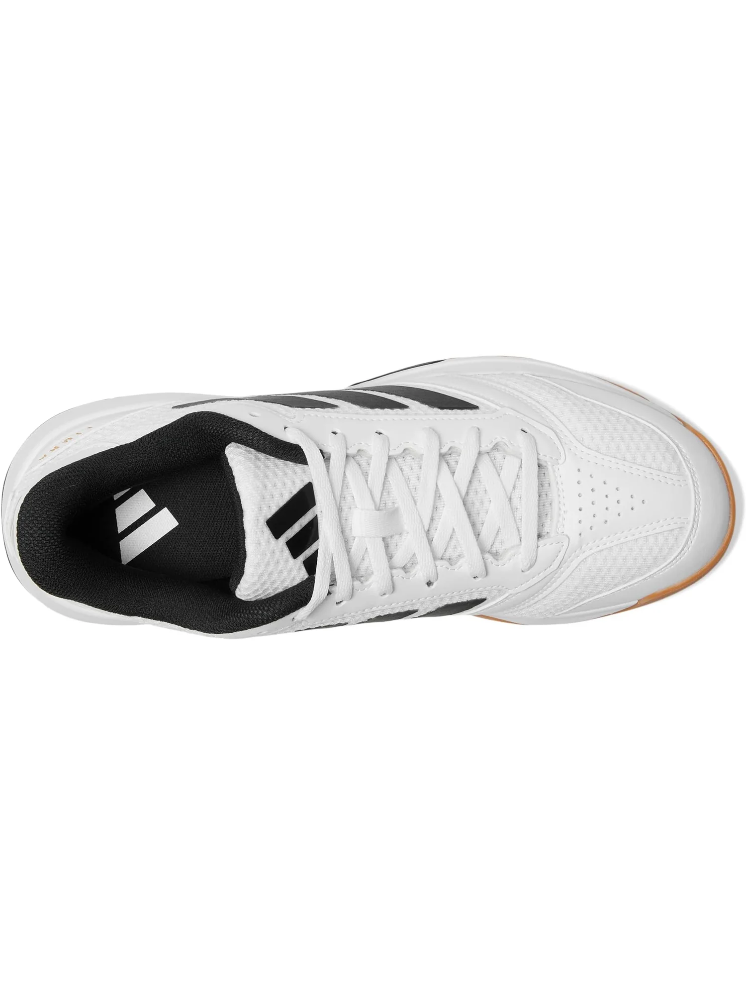 Кроссовки adidas Men's Ligra 8 Volleyball Shoes — изображение 2 из 7, белый/черный/белый