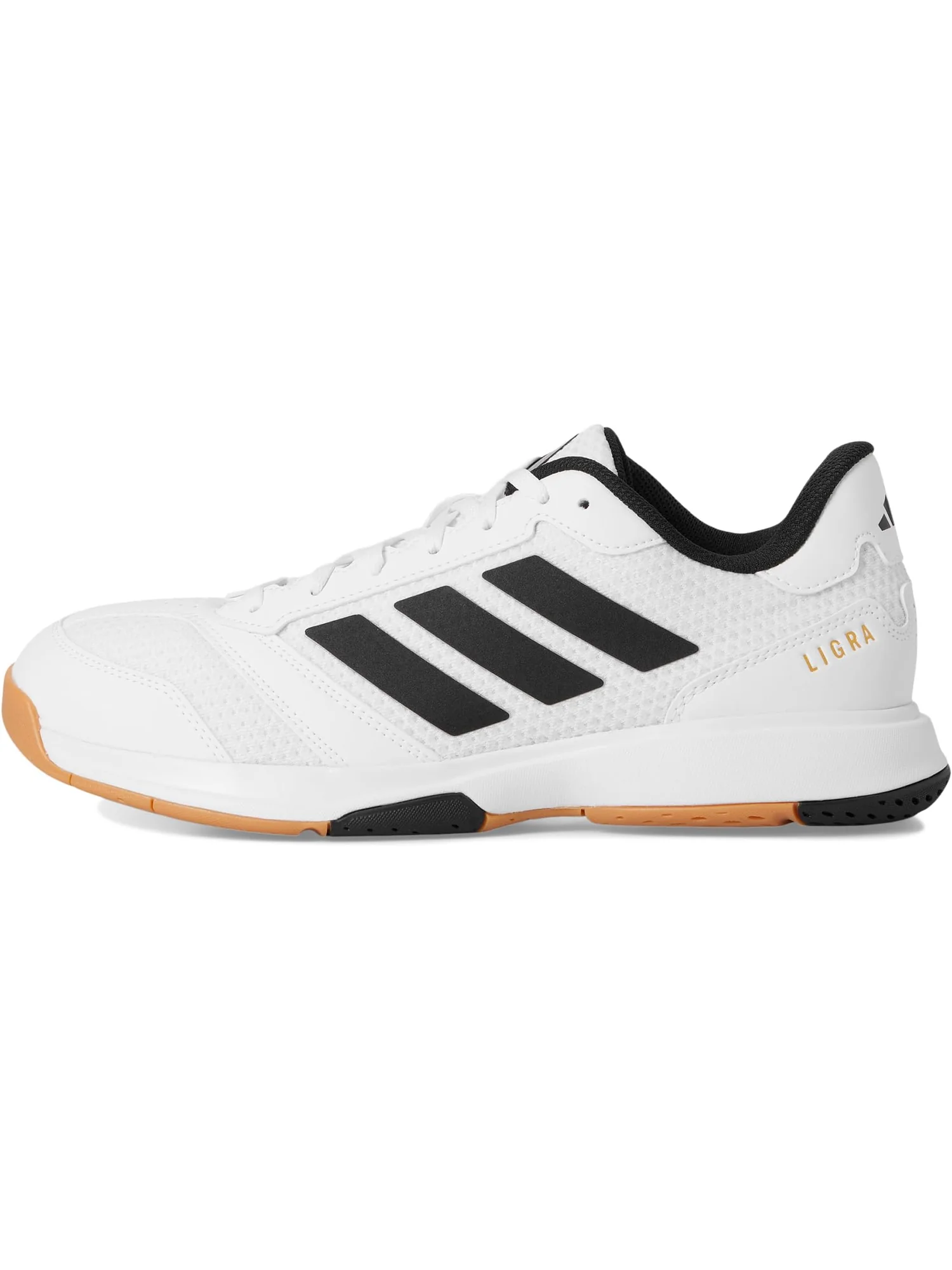 Кроссовки adidas Men's Ligra 8 Volleyball Shoes — изображение 4 из 7, белый/черный/белый