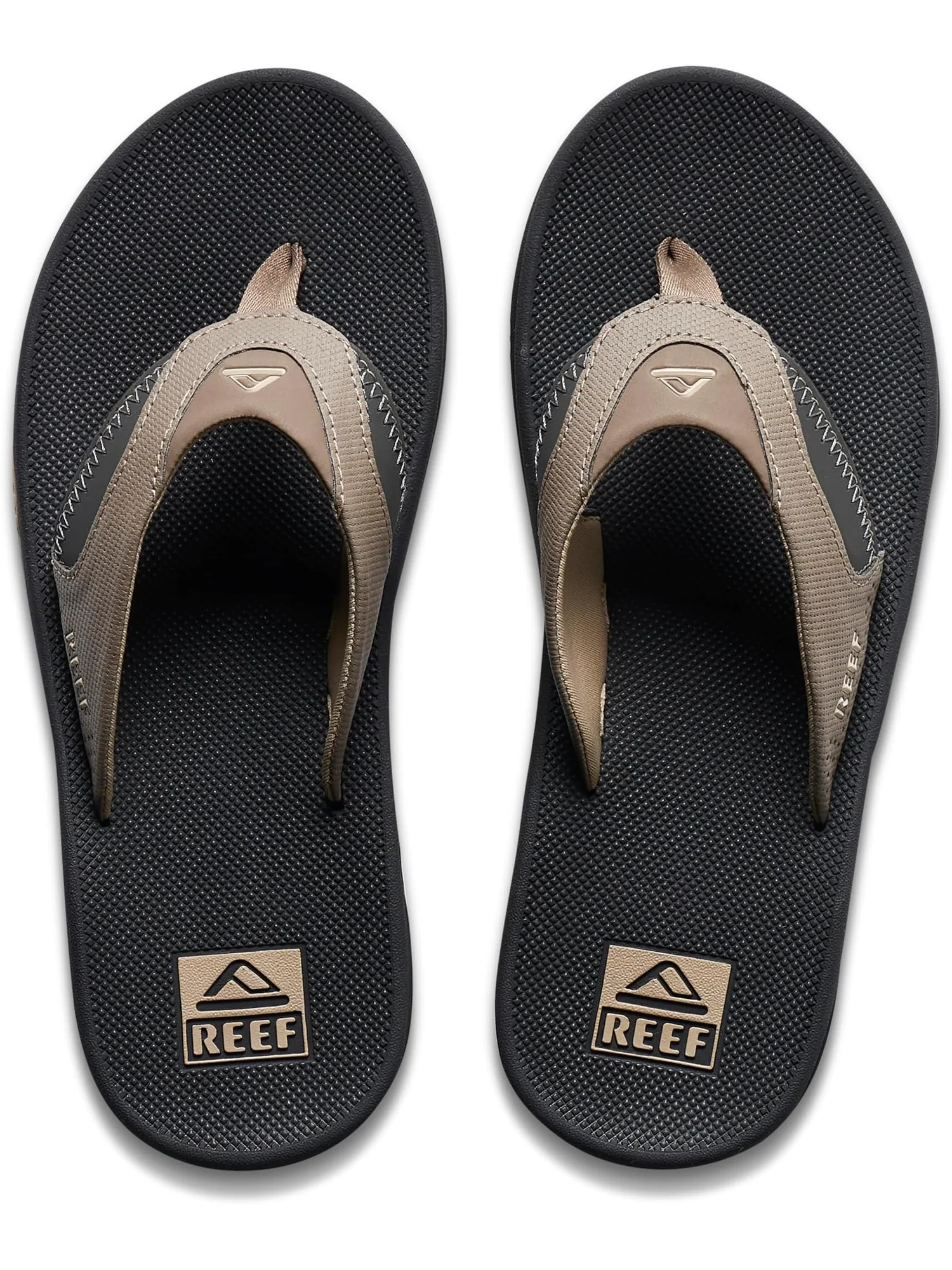 Сандалии Reef Men's Fanning, Fossil/Raven — изображение 2 из 6, серый