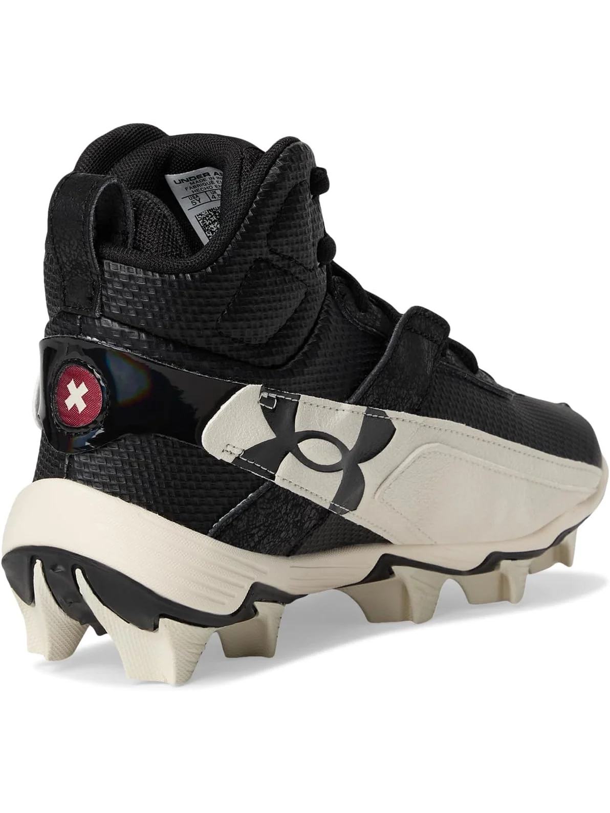 Кроссовки Under Armour Kids Harper 10 Jr RM Baseball Cleats — изображение 5 из 7, черный//черный