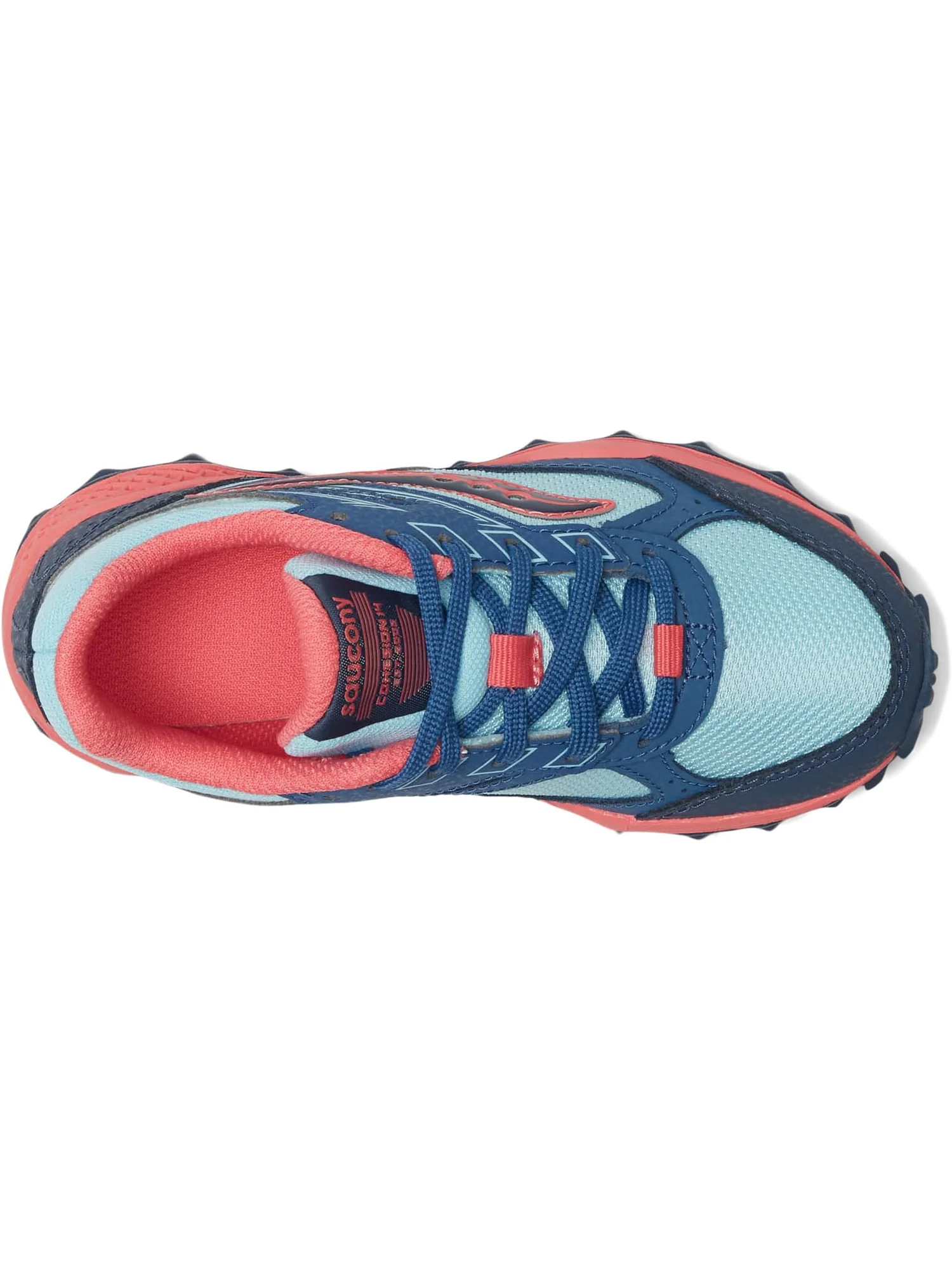 Кроссовки Saucony Kids Cohesion TR14 LTT Trail Running Shoe — изображение 2 из 7, голубой