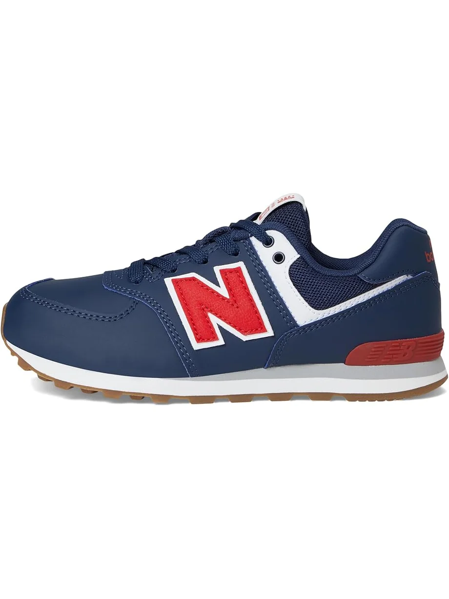 Детские кроссовки New Balance 574 (Big Kid) New Balance Kids — изображение 4 из 7, темно-синий/красный