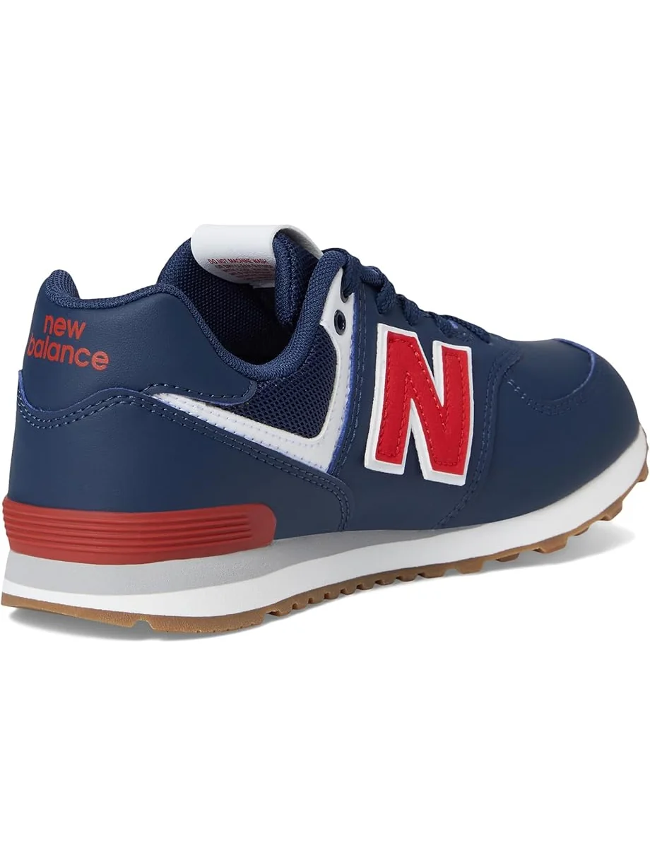 Детские кроссовки New Balance 574 (Big Kid) New Balance Kids — изображение 5 из 7, темно-синий/красный