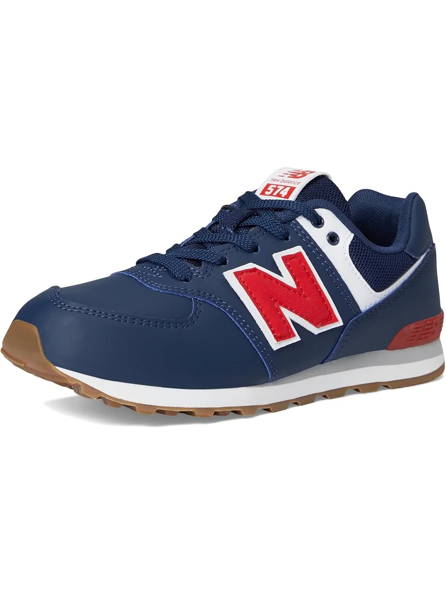 Детские кроссовки New Balance 574 (Big Kid) New Balance Kids — изображение 7 из 7, темно-синий/красный