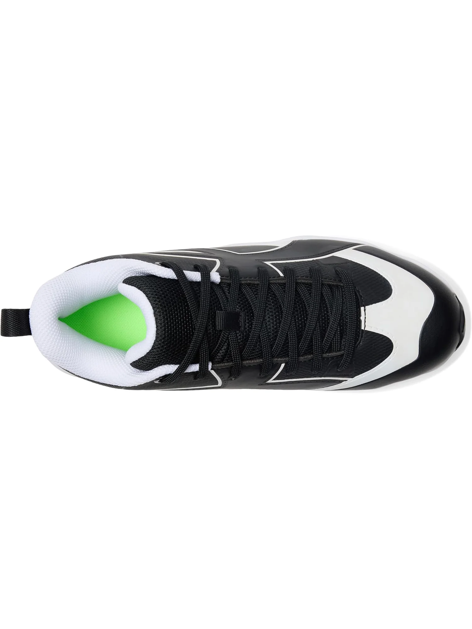 Кроссовки Under Armour Kids Leadoff Icon Mid RM Jr Baseball Cleats — изображение 2 из 7, черный/белый/черный