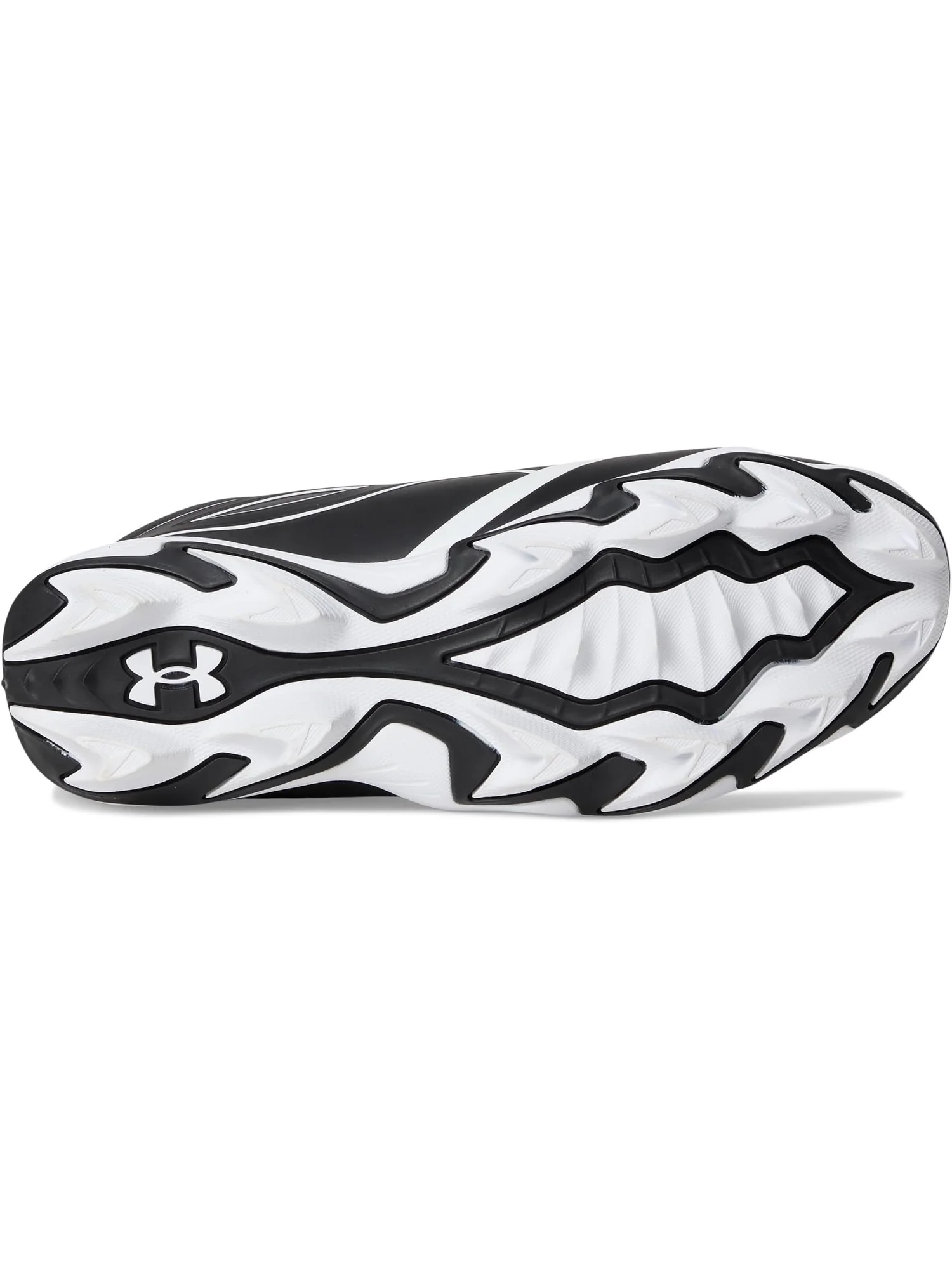 Кроссовки Under Armour Kids Leadoff Icon Mid RM Jr Baseball Cleats — изображение 3 из 7, черный/белый/черный
