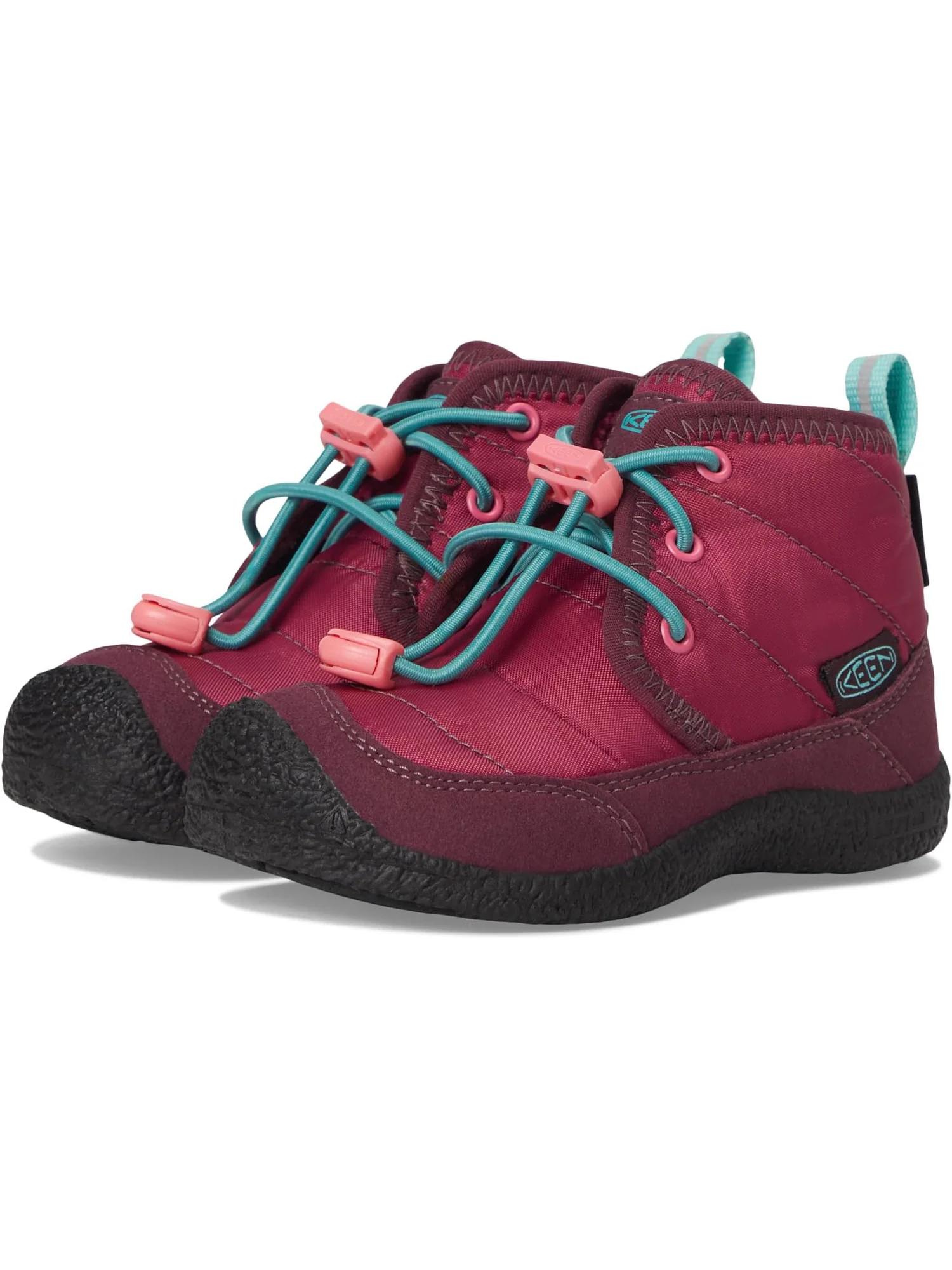 Кроссовки KEEN Kids  Howser 2 Quilted Mid Height Waterproof Comfy Durable — синий