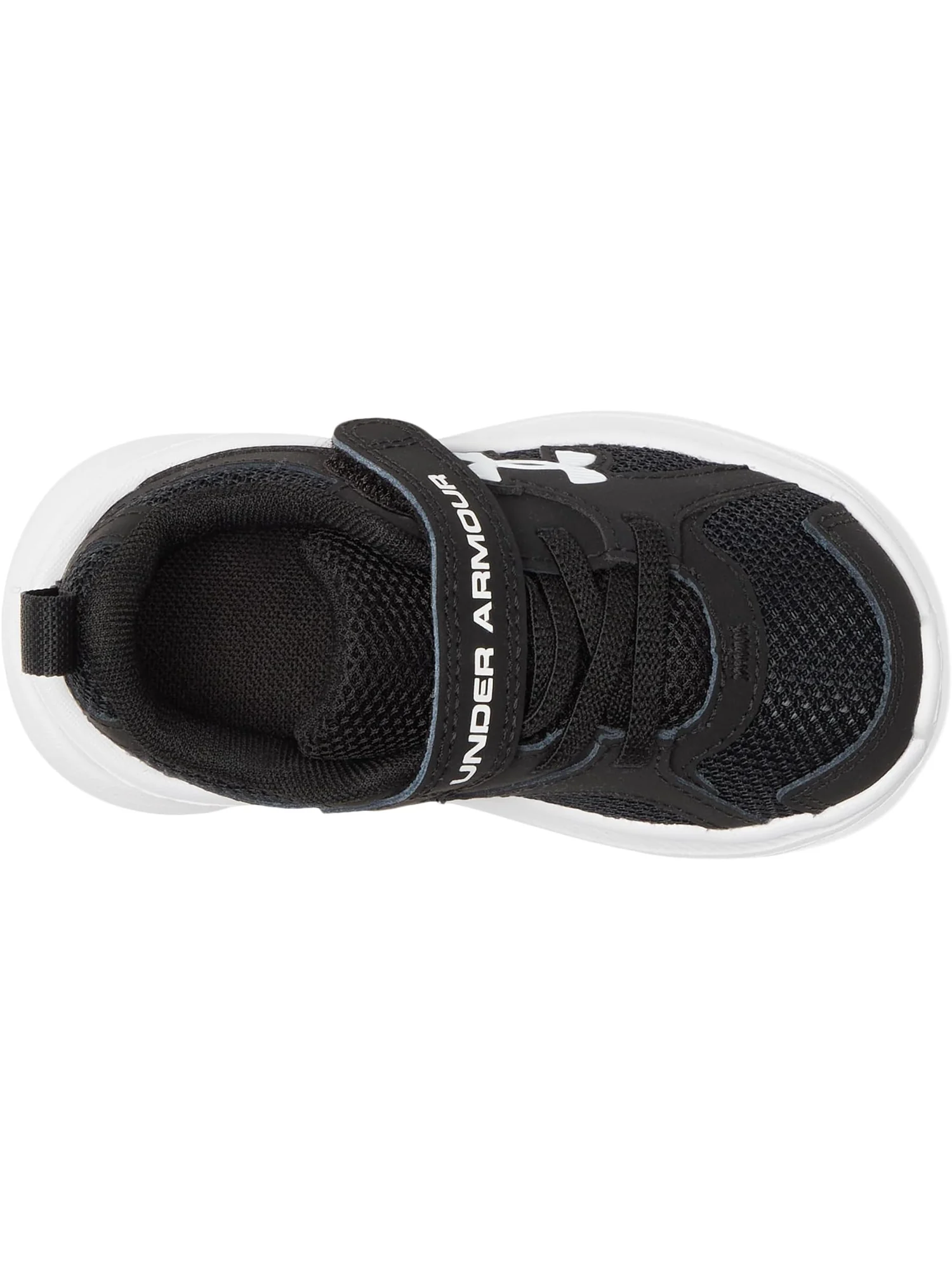 Кроссовки Under Armour Kids Charged Assert 11 Alternate Closure — изображение 2 из 7, черный/черный/белый