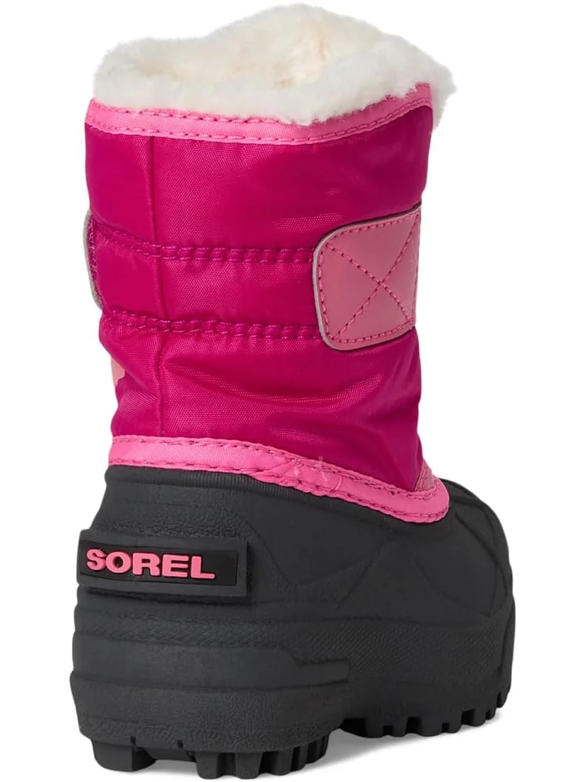 Ботинки SOREL Kids Snow Commander — изображение 5 из 7, розовый/глубокий