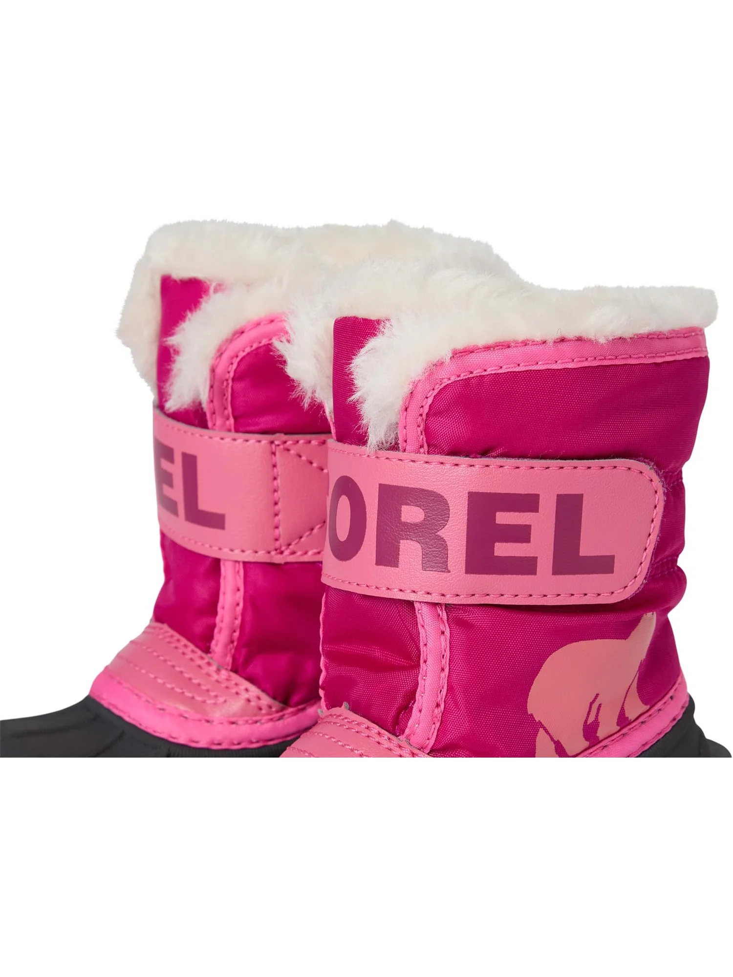 Ботинки SOREL Kids Snow Commander — изображение 6 из 7, розовый/глубокий