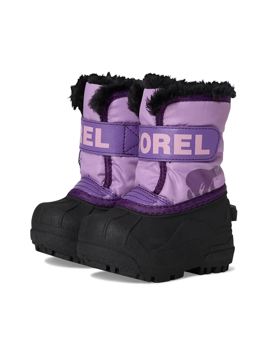Детские зимние ботинки Sorel Snow Commander (Toddler) SOREL Kids — фиолетовый
