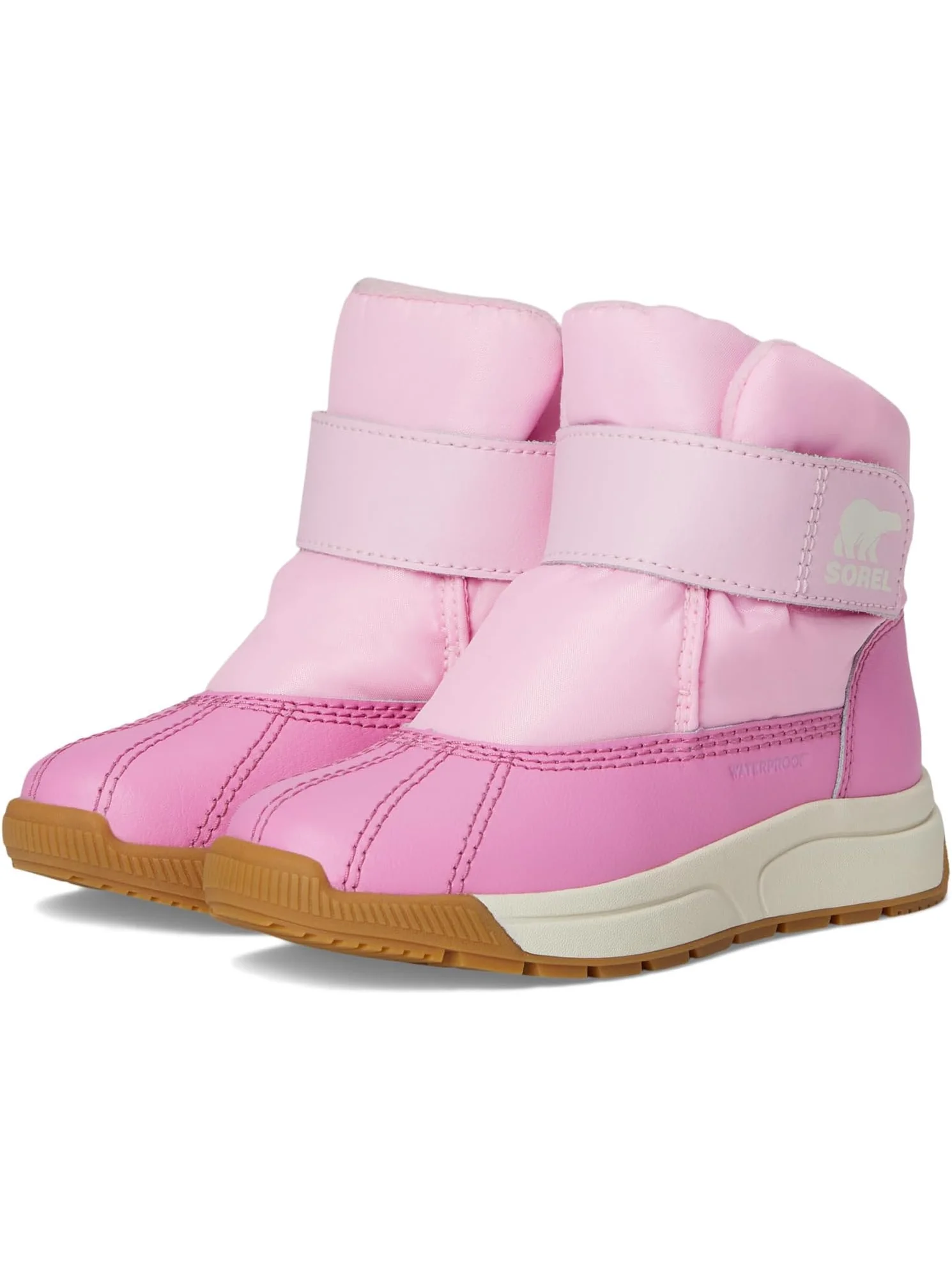 Ботинки SOREL Kids Whitney III Strap Mid Waterproof — изображение 1 из 7, розовый