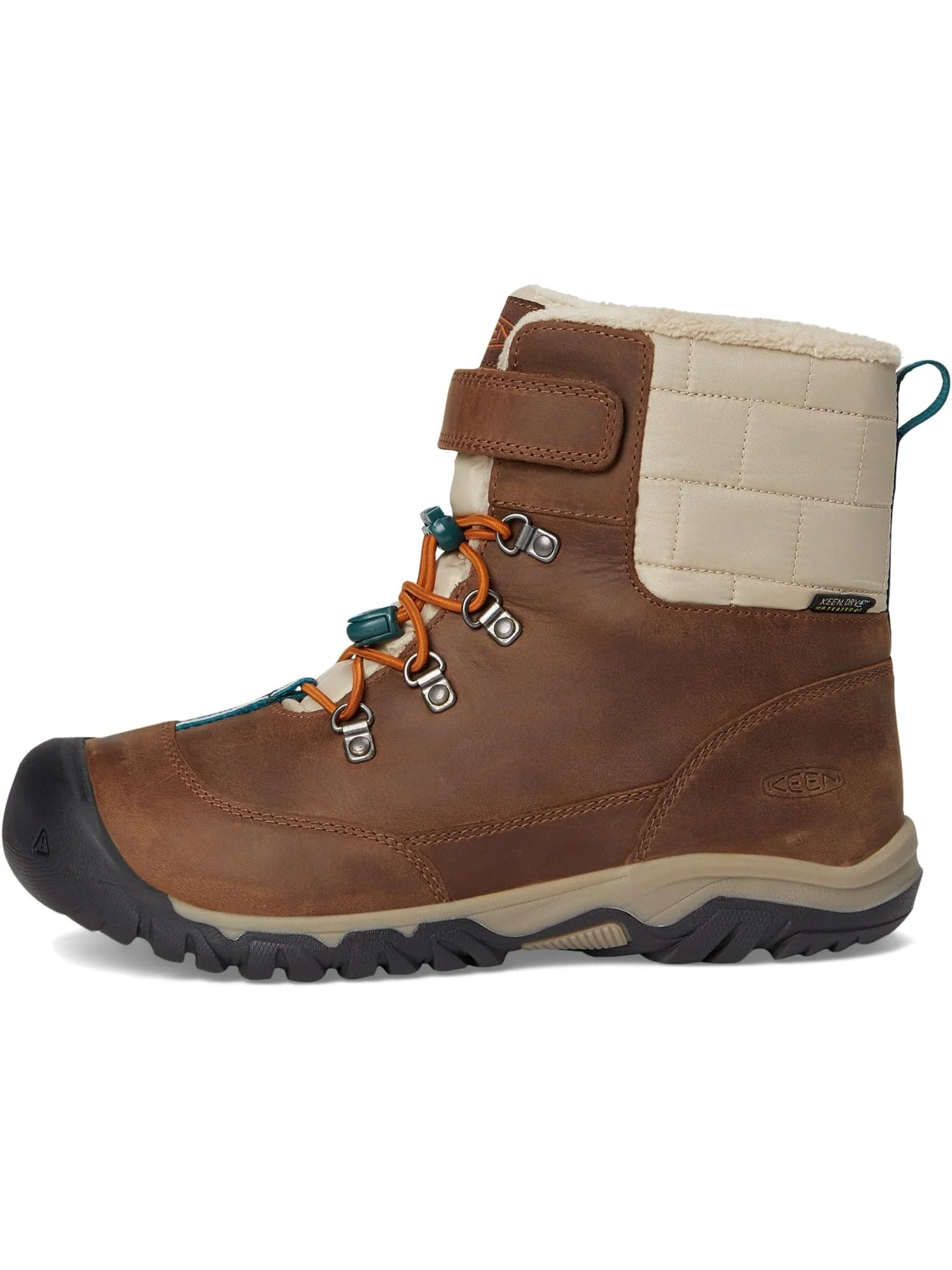 Ботинки KEEN Kids Kanibou Waterproof — изображение 4 из 7, коричневый