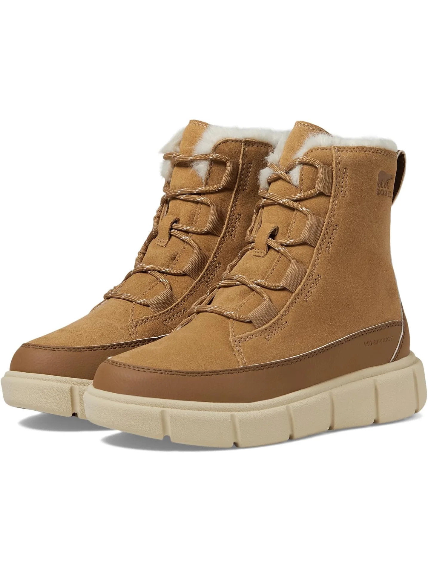 Ботинки SOREL Kids  Sorel Explorer III Lace WP — серый