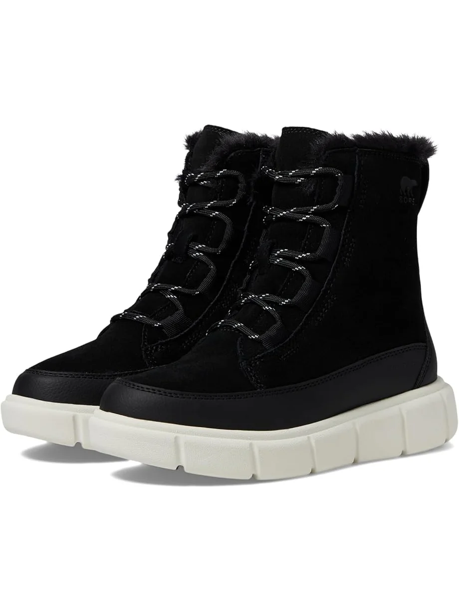 Детские ботинки Sorel Explorer III Lace WP (Little Kid/Big Kid) SOREL Kids — изображение 1 из 6, черный