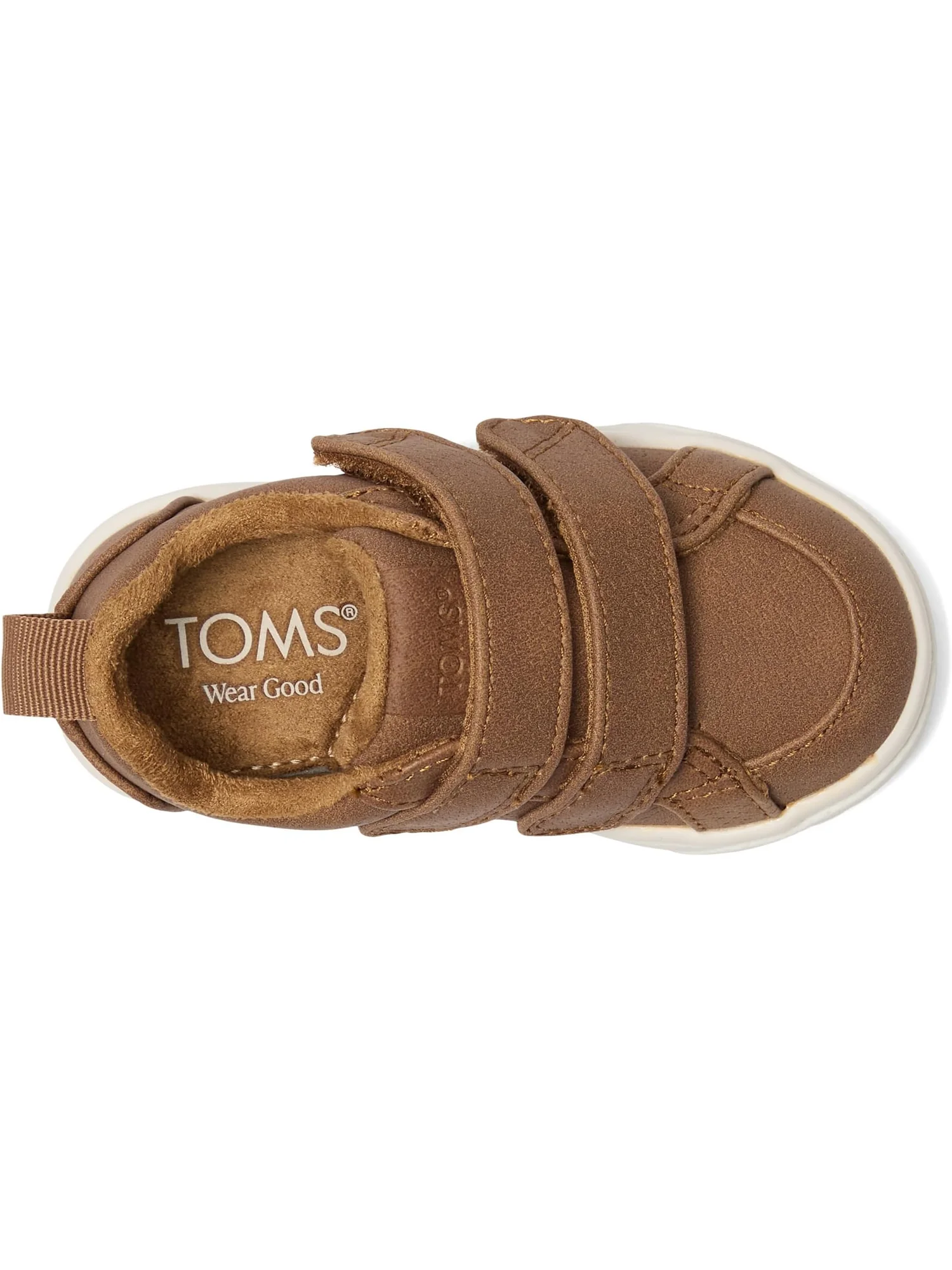 Кроссовки TOMS Kids Cruz Double Strap — изображение 2 из 7, бежевый
