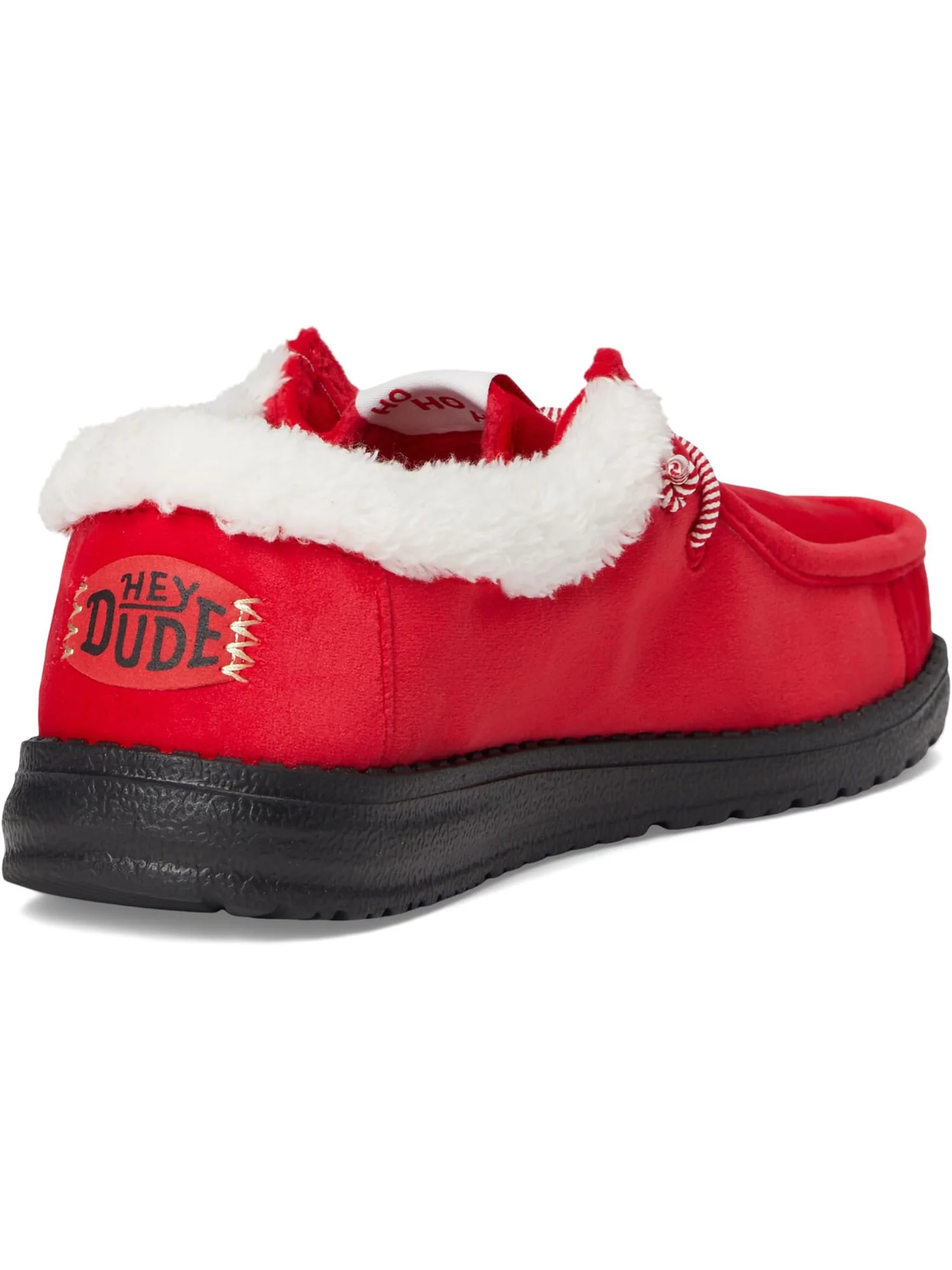 Кроссовки Hey Dude Kids Wally Santa Claus — изображение 5 из 7, красный