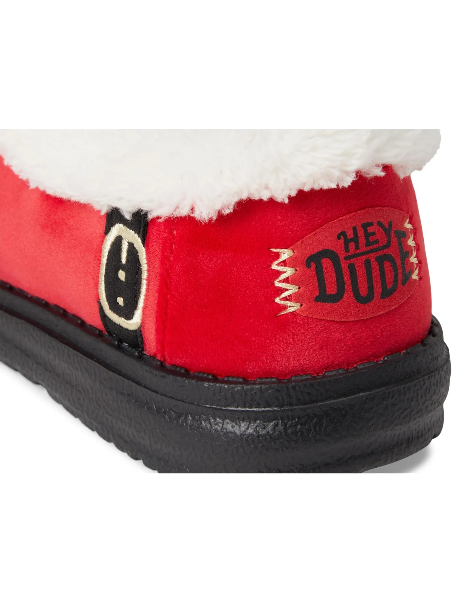 Кроссовки Hey Dude Kids Wally Santa Claus — изображение 6 из 7, красный