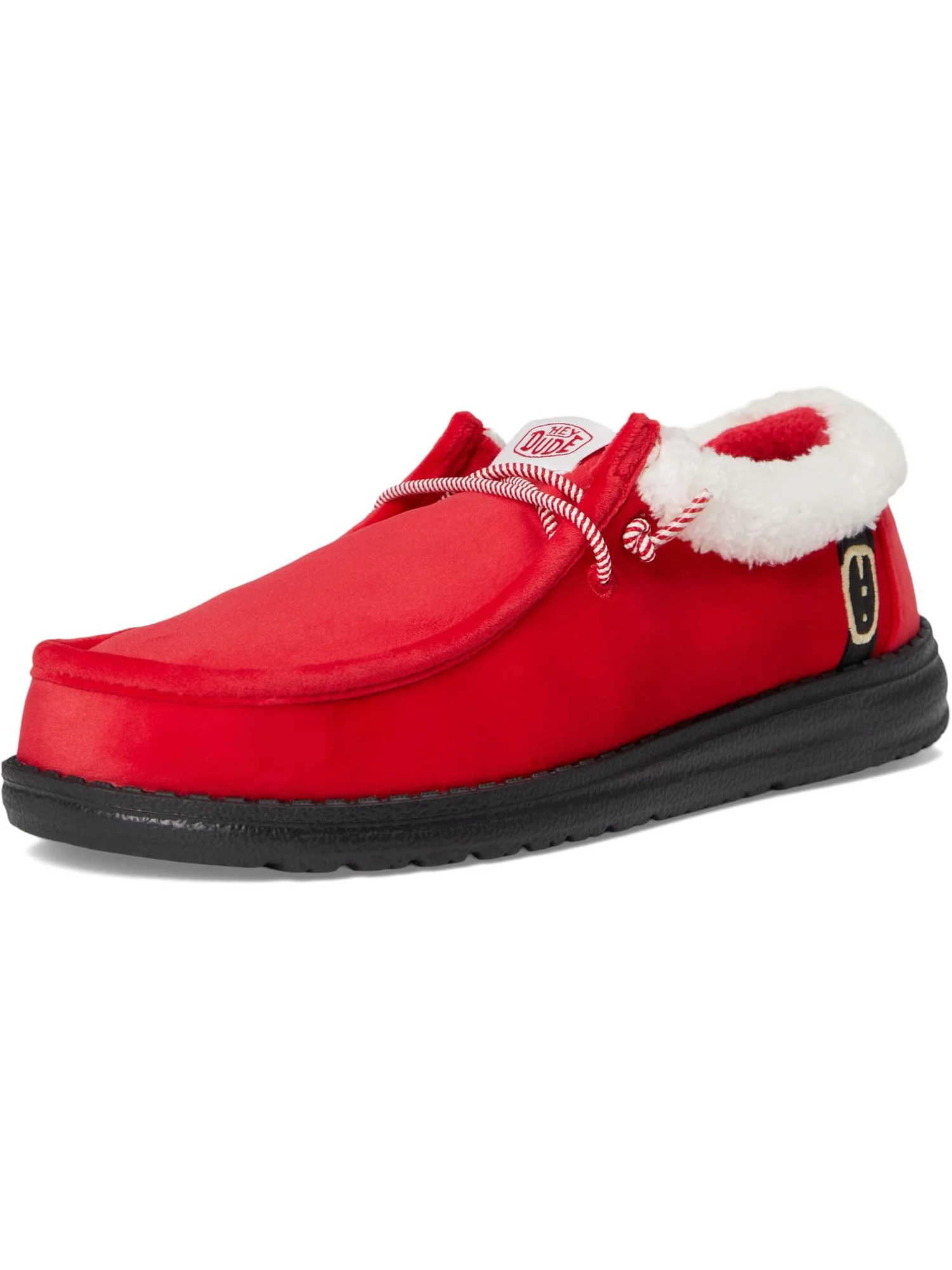 Кроссовки Hey Dude Kids Wally Santa Claus — изображение 7 из 7, красный