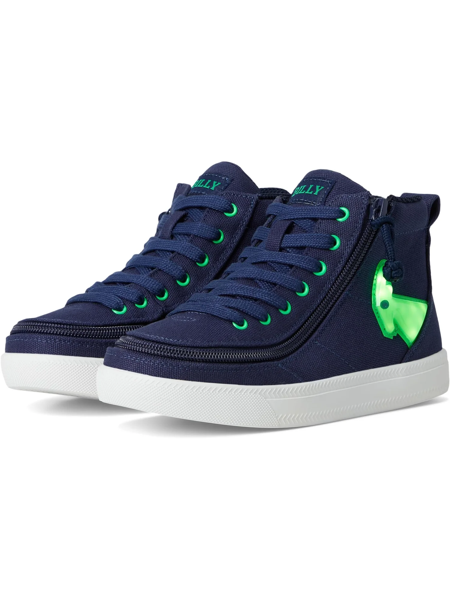 Кроссовки BILLY Footwear Kids  Light Ups BILLY Classic D|R High — зеленый
